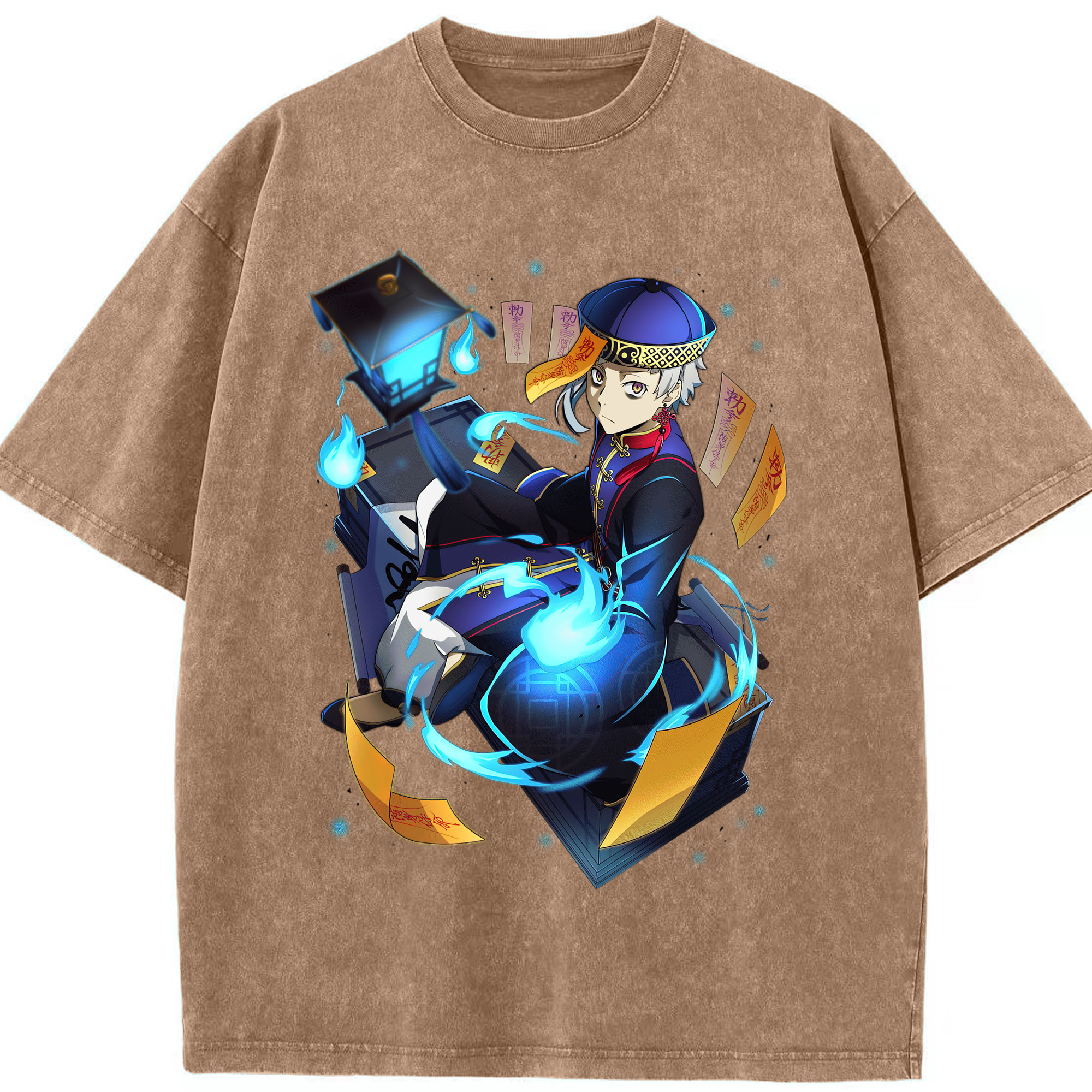 （画像用） 文豪ストレイドッグス Bungo Stray Dogs 綿100% ヴィンテージ風 半袖Tシャツ（フロントプリント）