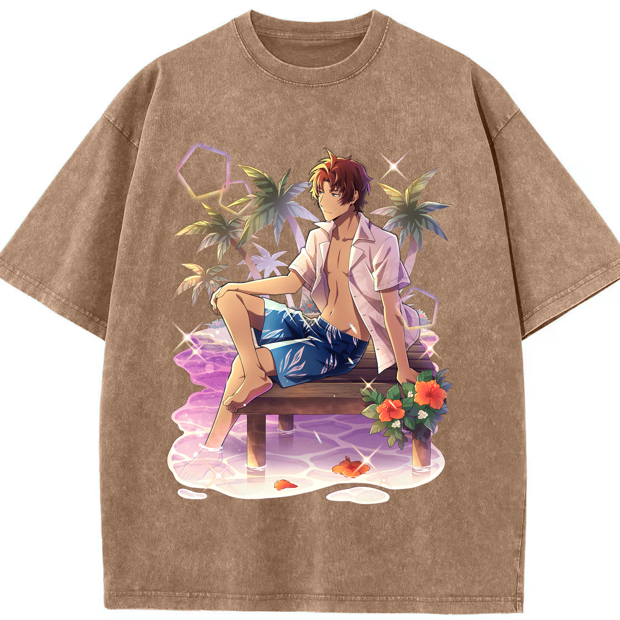 （画像用） 文豪ストレイドッグス Bungo Stray Dogs 綿100% ヴィンテージ風 半袖Tシャツ（フロントプリント）