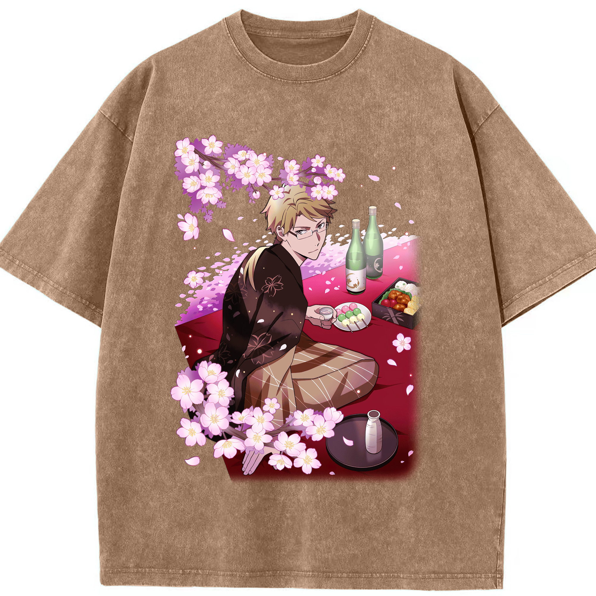 （画像用） 文豪ストレイドッグス Bungo Stray Dogs 綿100% ヴィンテージ風 半袖Tシャツ（フロントプリント）