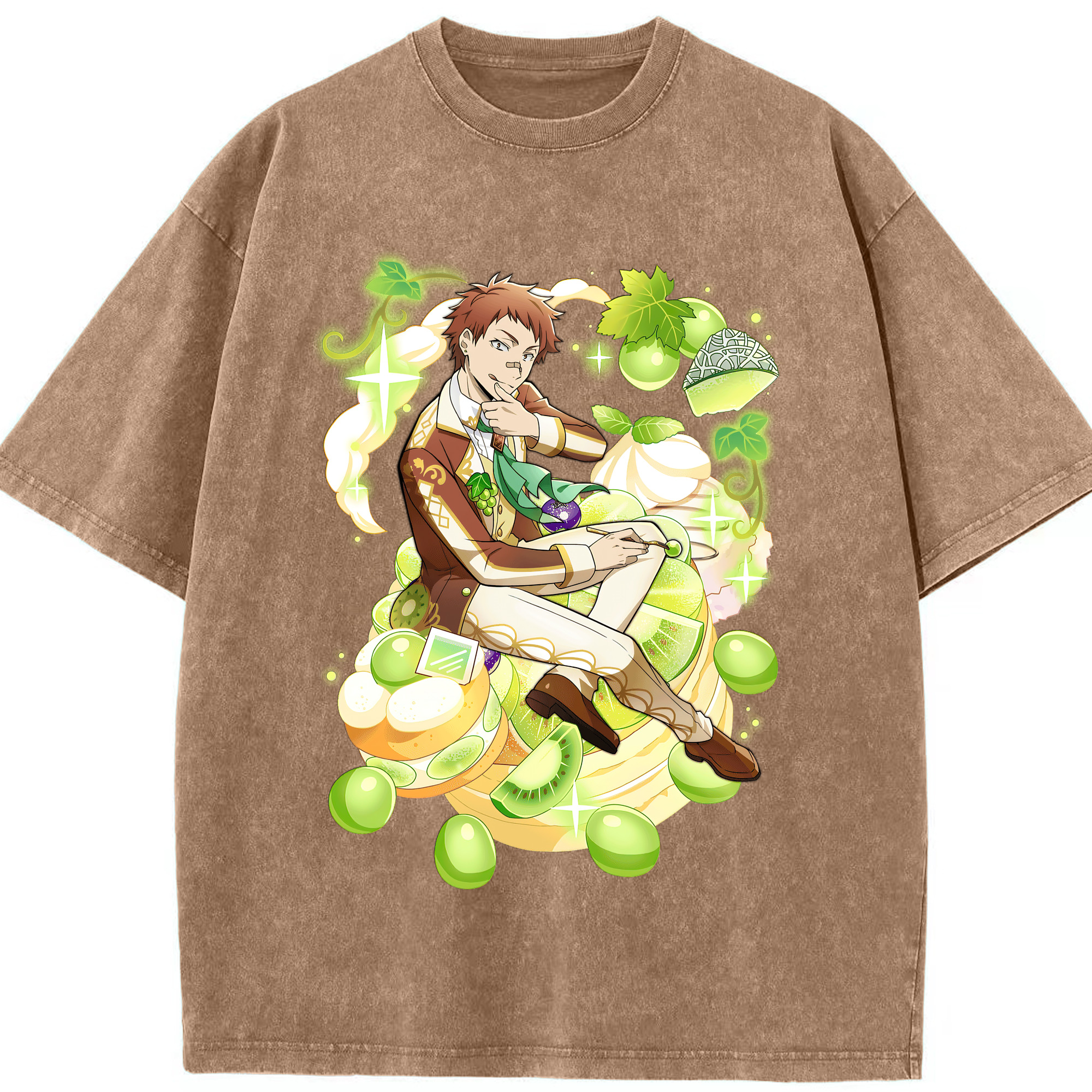 （画像用） 文豪ストレイドッグス Bungo Stray Dogs 綿100% ヴィンテージ風 半袖Tシャツ（フロントプリント）