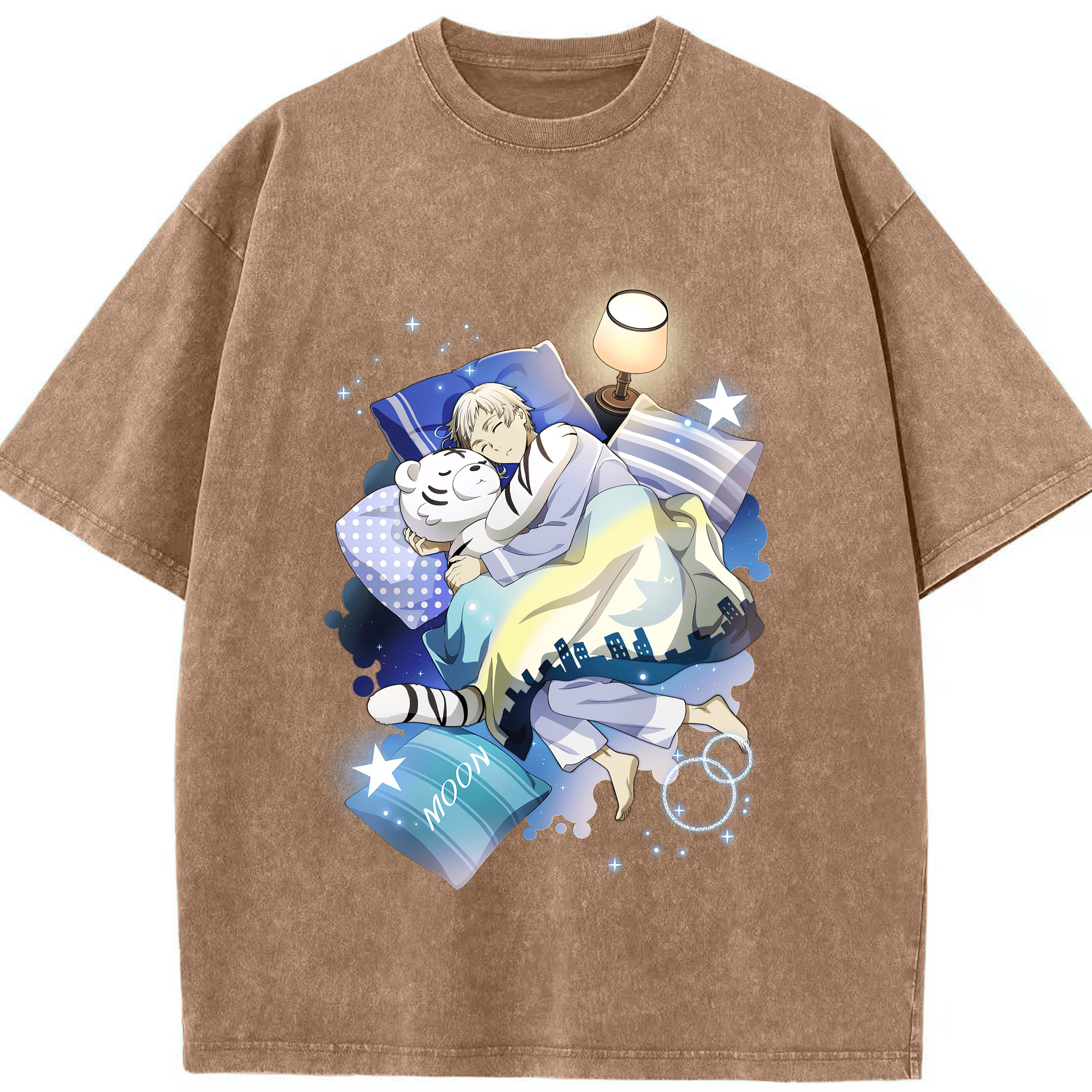 （画像用） 文豪ストレイドッグス Bungo Stray Dogs 綿100% ヴィンテージ風 半袖Tシャツ（フロントプリント）