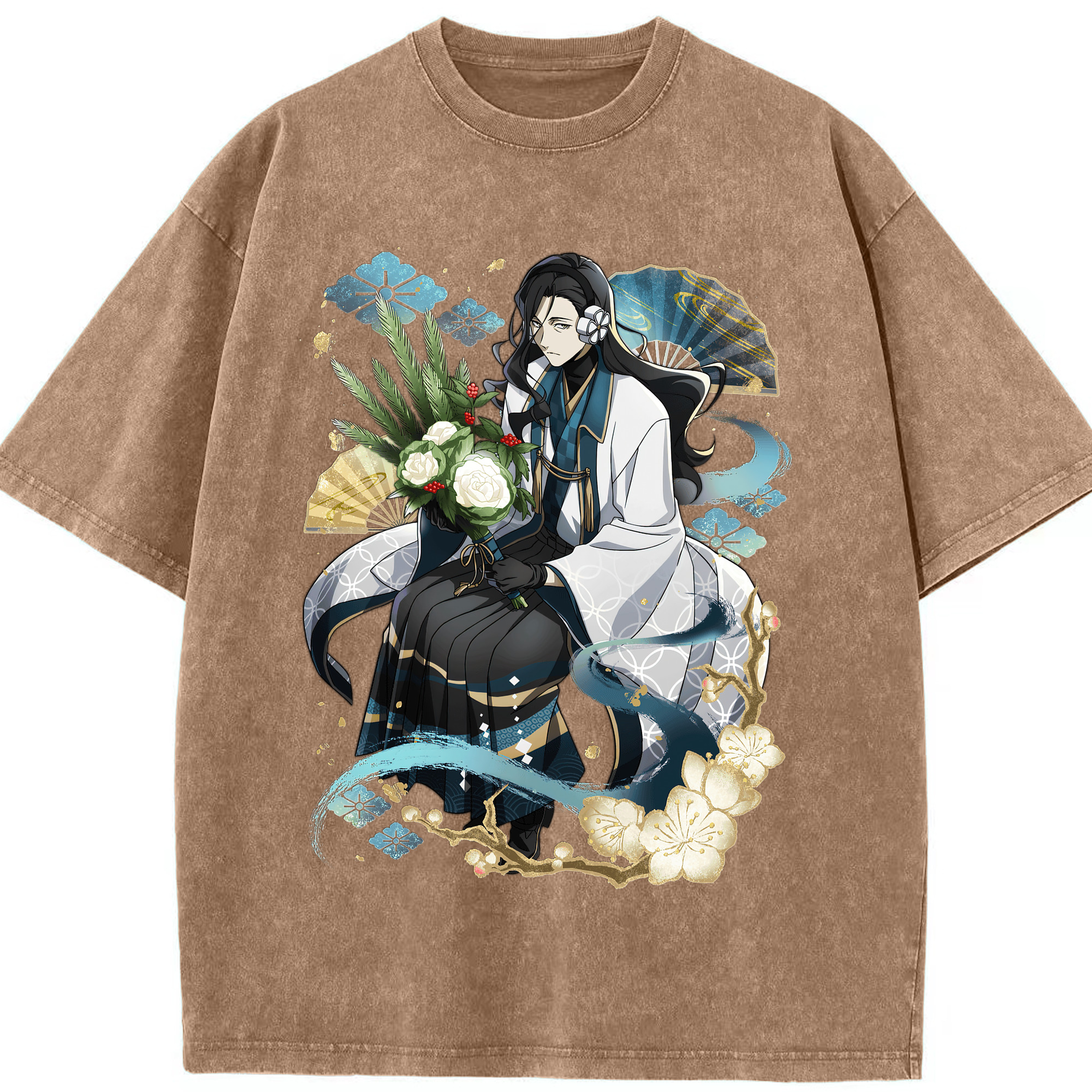 （画像用） 文豪ストレイドッグス Bungo Stray Dogs 綿100% ヴィンテージ風 半袖Tシャツ（フロントプリント）