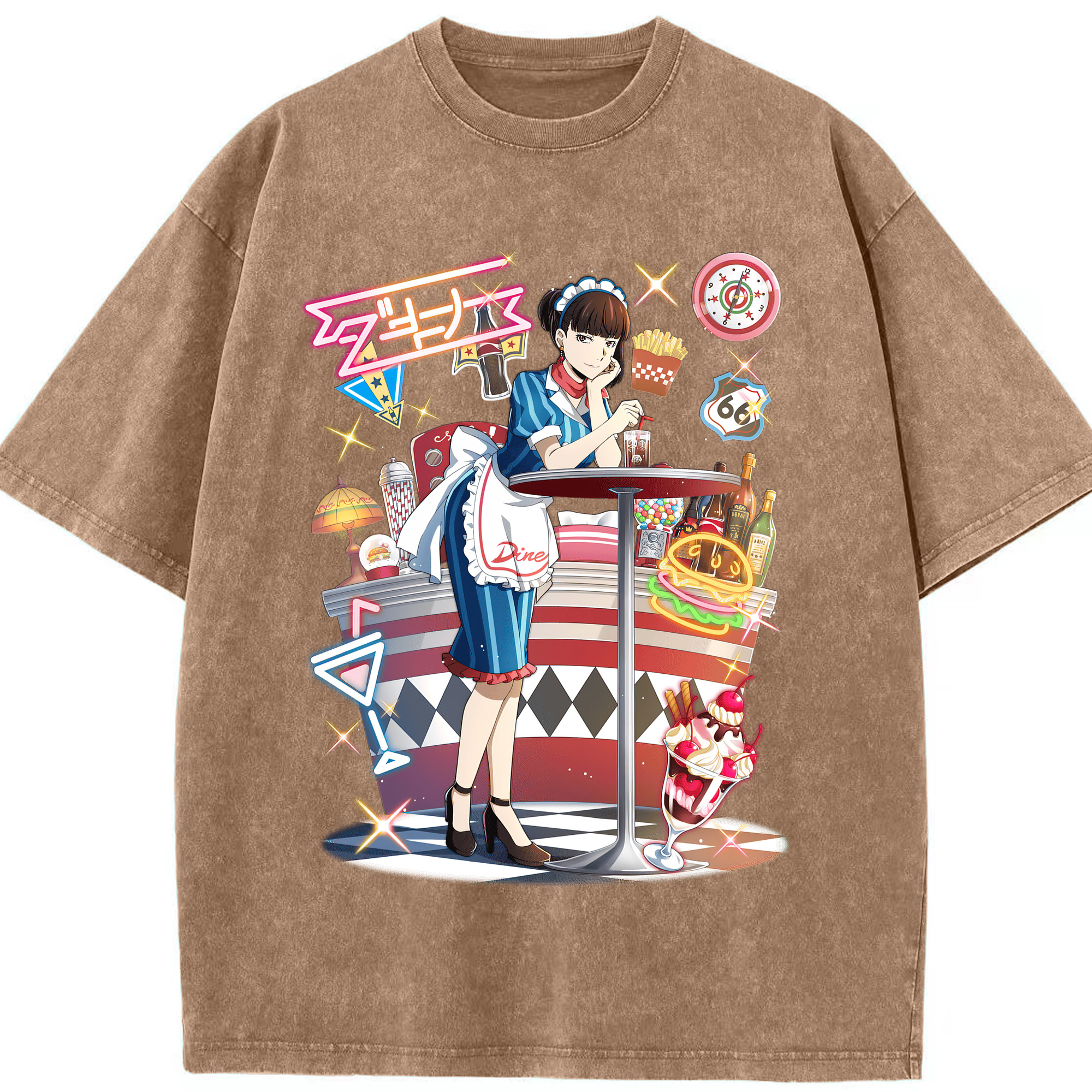 （画像用） 文豪ストレイドッグス Bungo Stray Dogs 綿100% ヴィンテージ風 半袖Tシャツ（フロントプリント）