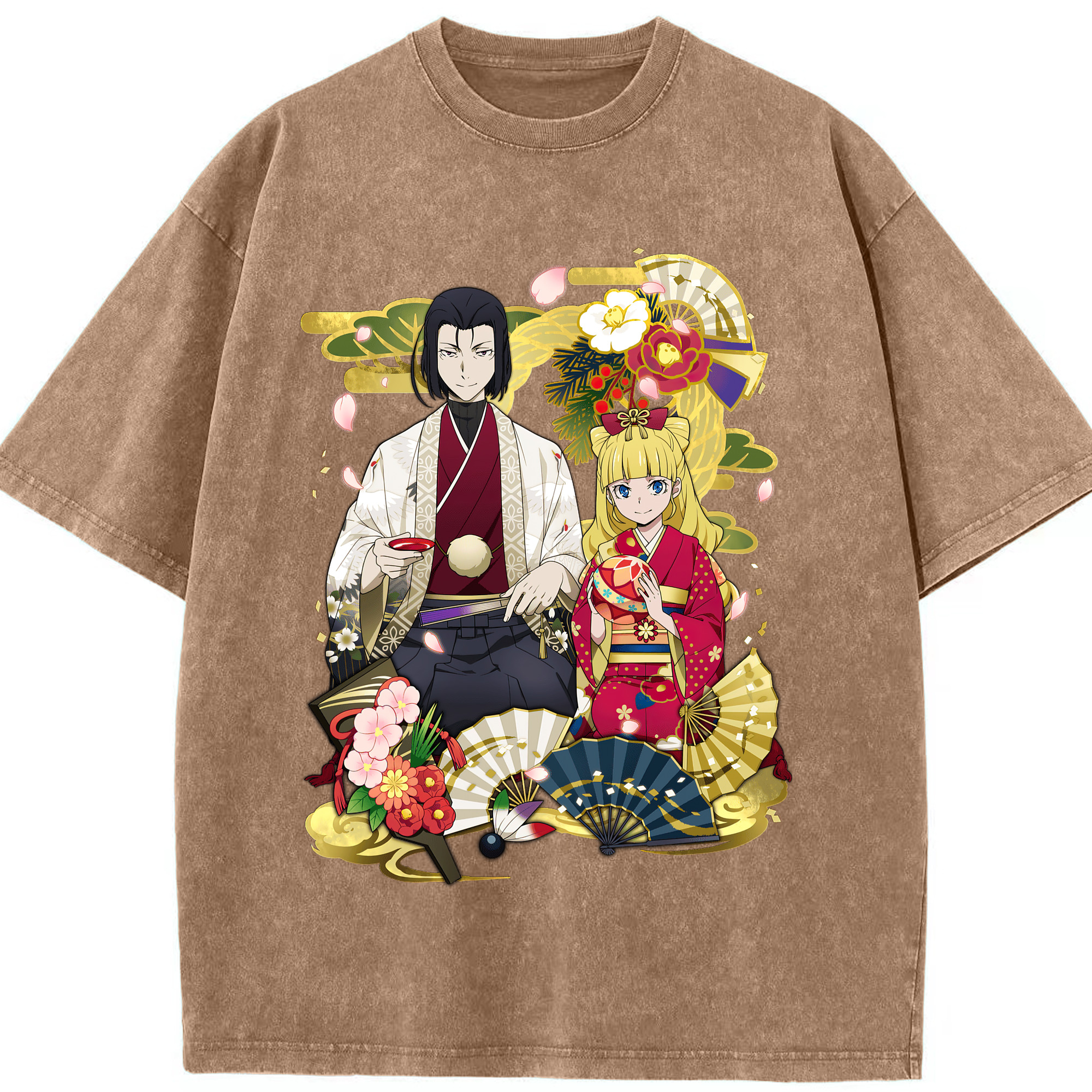 （画像用） 文豪ストレイドッグス Bungo Stray Dogs 綿100% ヴィンテージ風 半袖Tシャツ（フロントプリント）