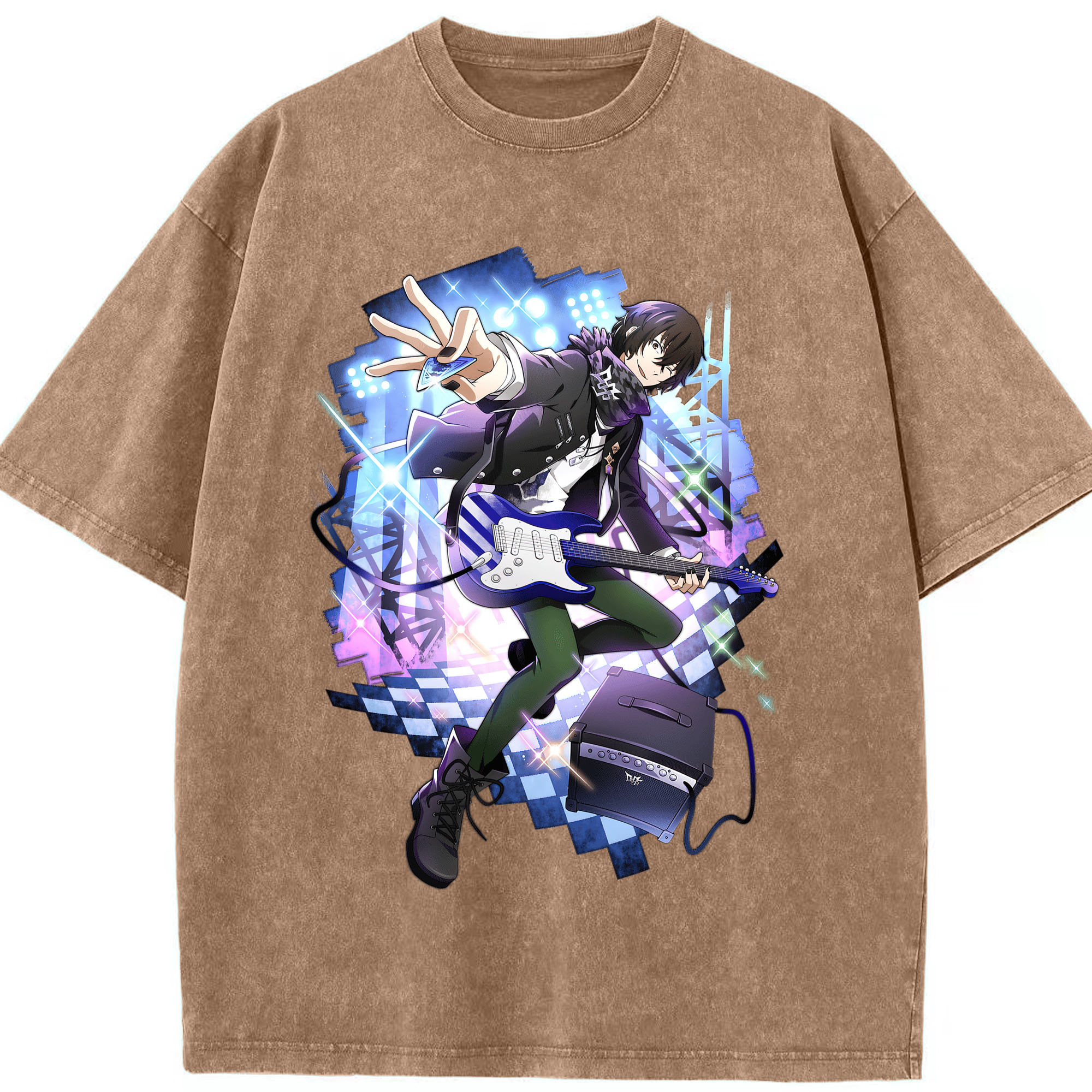 （画像用） 文豪ストレイドッグス Bungo Stray Dogs 綿100% ヴィンテージ風 半袖Tシャツ（フロントプリント）