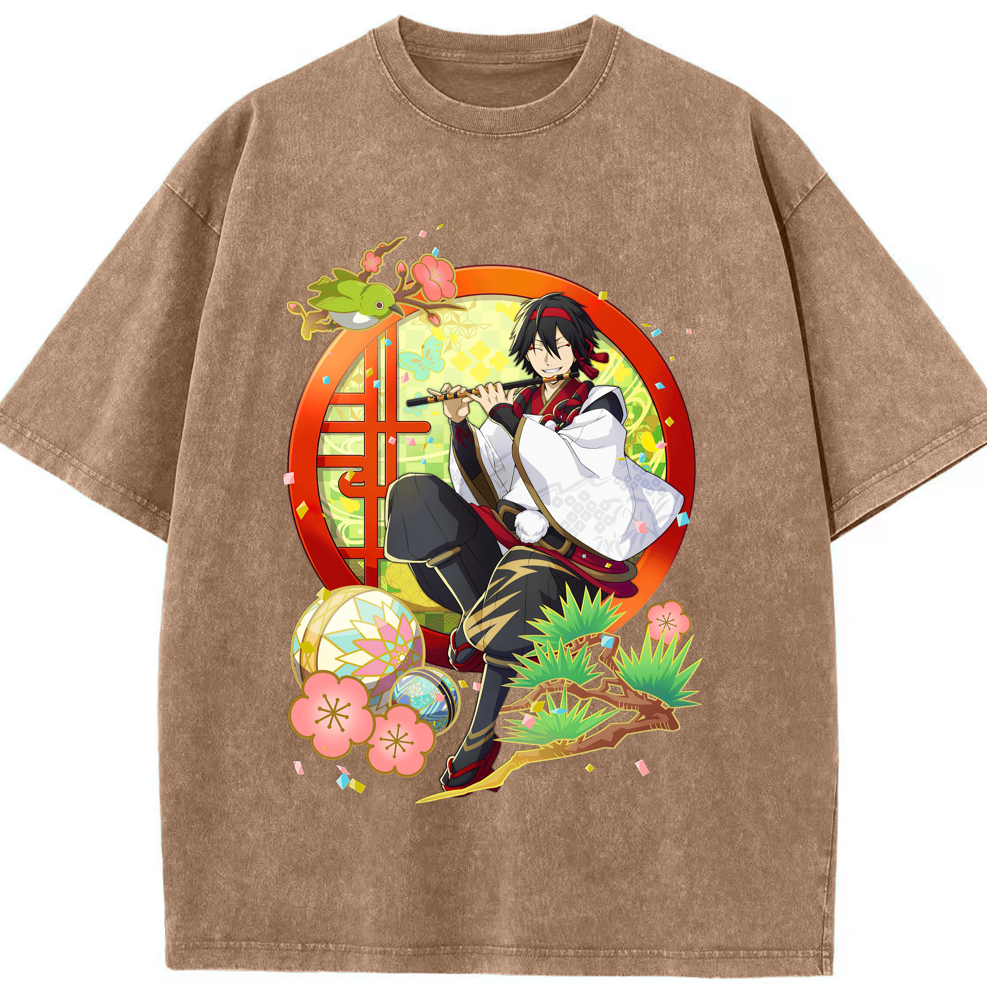 （画像用） 文豪ストレイドッグス Bungo Stray Dogs 綿100% ヴィンテージ風 半袖Tシャツ（フロントプリント）