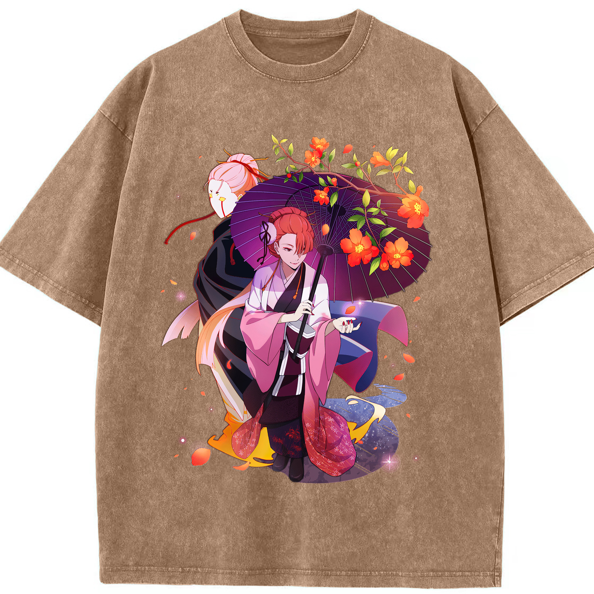 （画像用） 文豪ストレイドッグス Bungo Stray Dogs 綿100% ヴィンテージ風 半袖Tシャツ（フロントプリント）