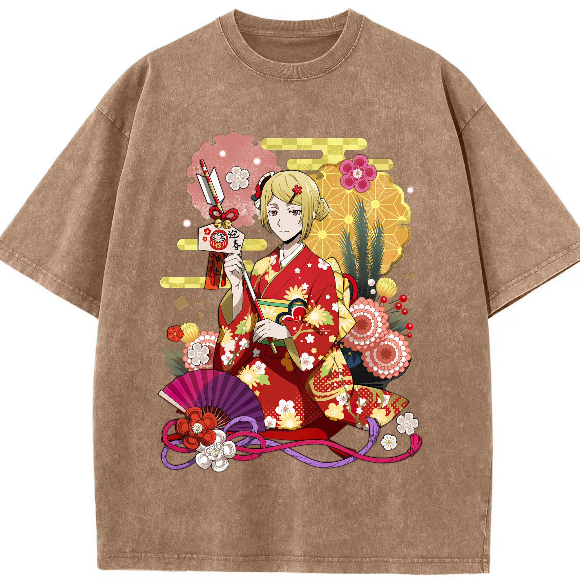 （画像用） 文豪ストレイドッグス Bungo Stray Dogs 綿100% ヴィンテージ風 半袖Tシャツ（フロントプリント）