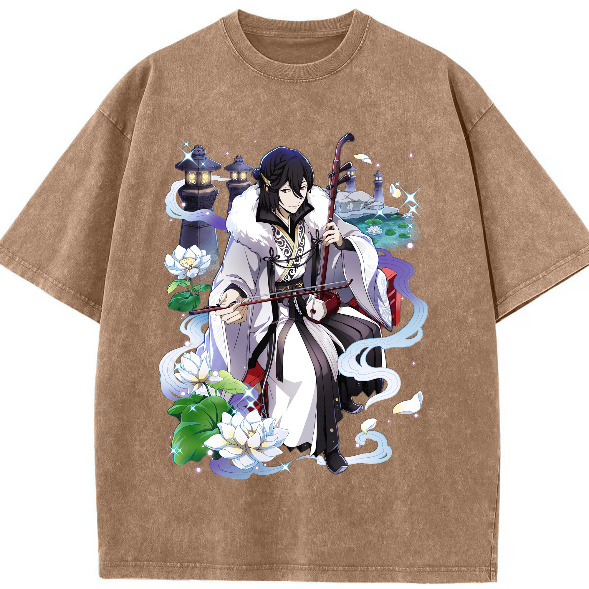 （画像用） 文豪ストレイドッグス Bungo Stray Dogs 綿100% ヴィンテージ風 半袖Tシャツ（フロントプリント）
