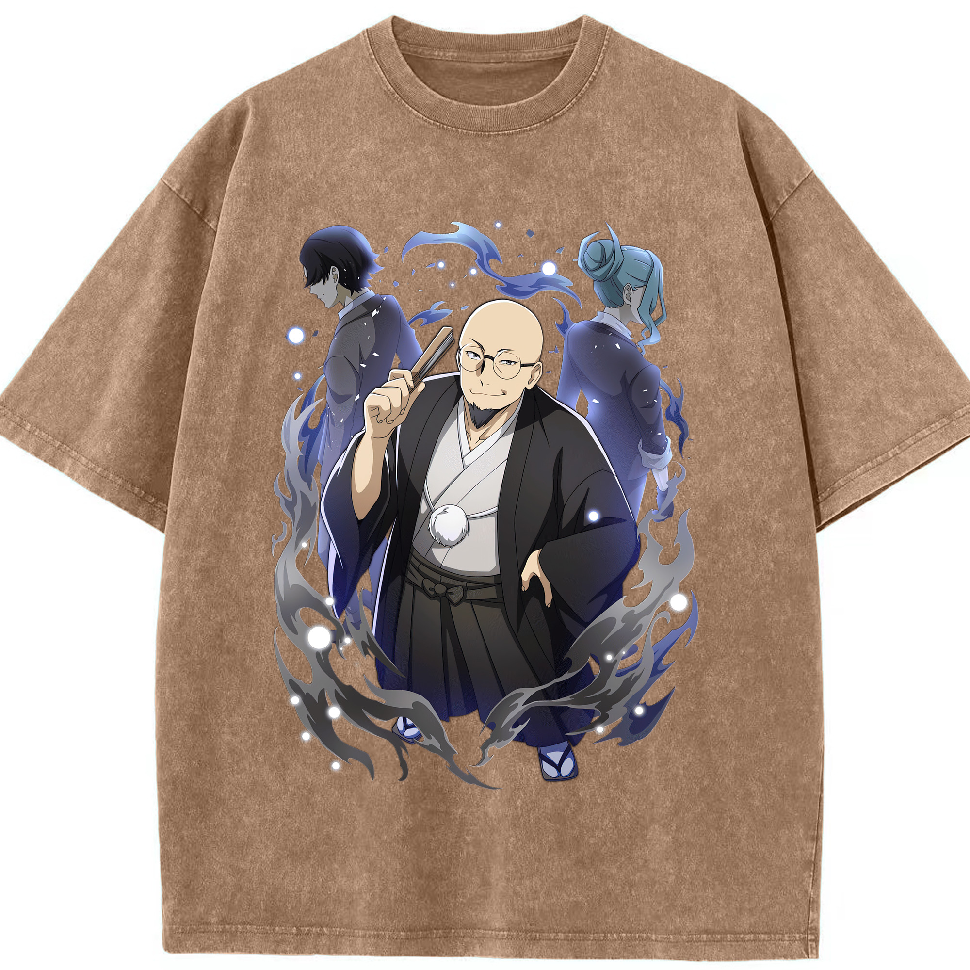 （画像用） 文豪ストレイドッグス Bungo Stray Dogs 綿100% ヴィンテージ風 半袖Tシャツ（フロントプリント）