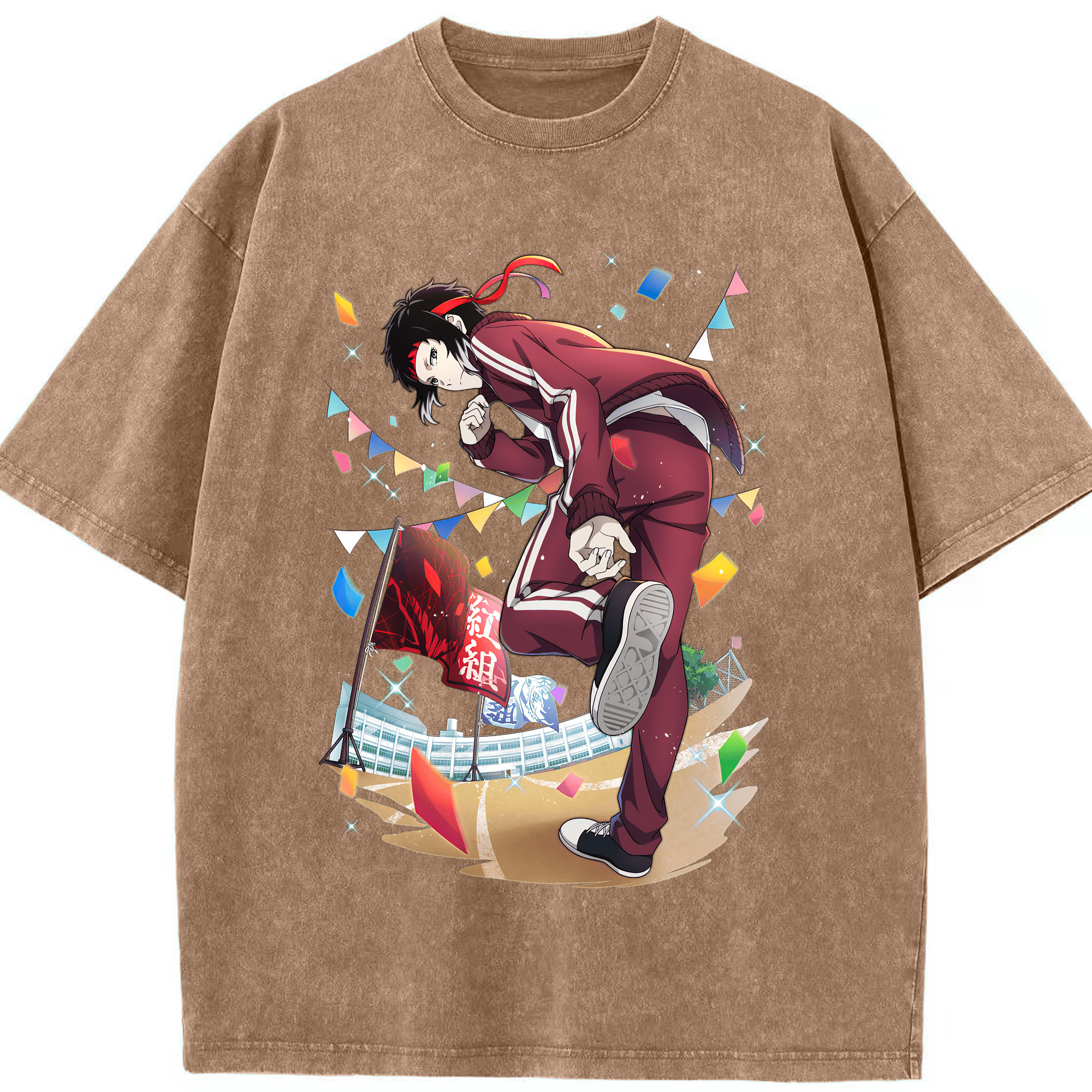 （画像用） 文豪ストレイドッグス Bungo Stray Dogs 綿100% ヴィンテージ風 半袖Tシャツ（フロントプリント）