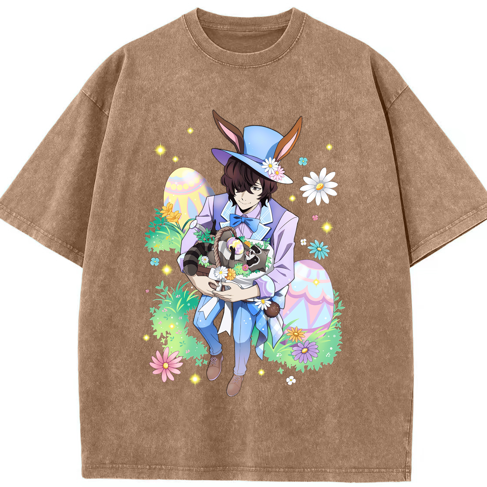（画像用） 文豪ストレイドッグス Bungo Stray Dogs 綿100% ヴィンテージ風 半袖Tシャツ（フロントプリント）