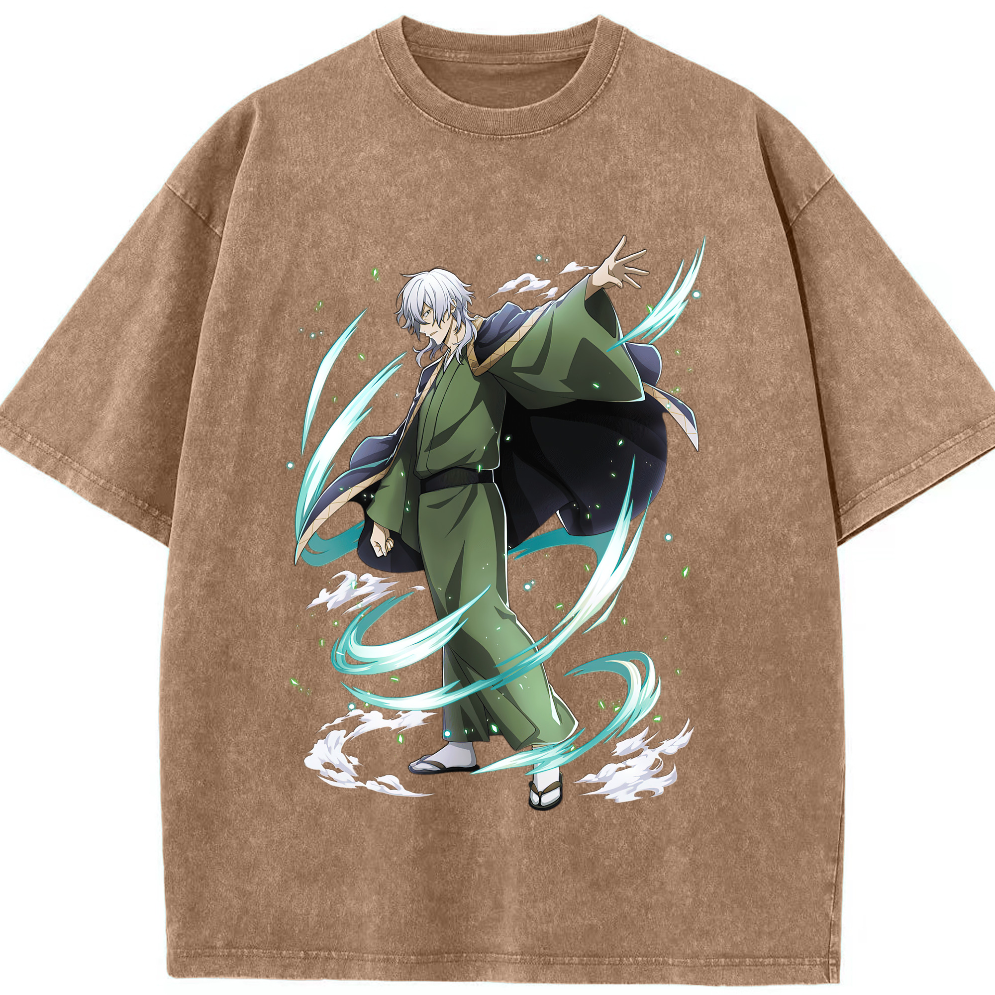 （画像用） 文豪ストレイドッグス Bungo Stray Dogs 綿100% ヴィンテージ風 半袖Tシャツ（フロントプリント）