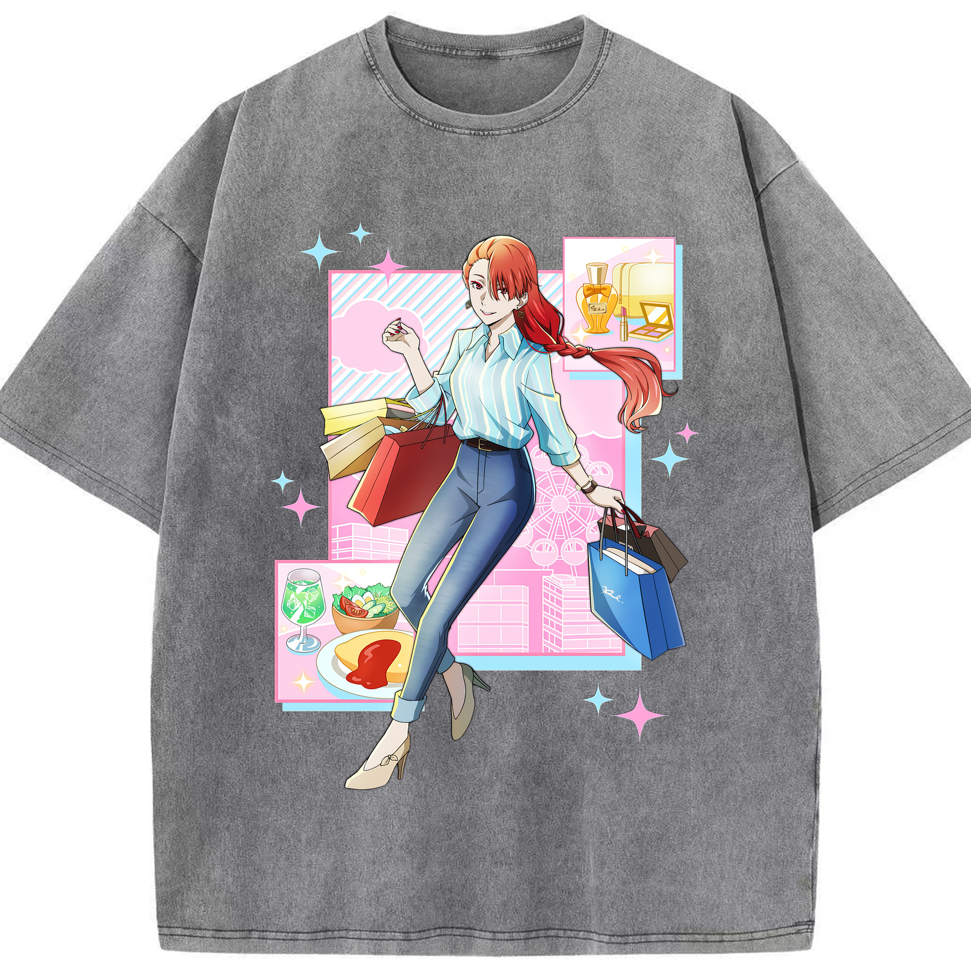 （画像用） 文豪ストレイドッグス Bungo Stray Dogs 綿100% ヴィンテージ風 半袖Tシャツ（フロントプリント）