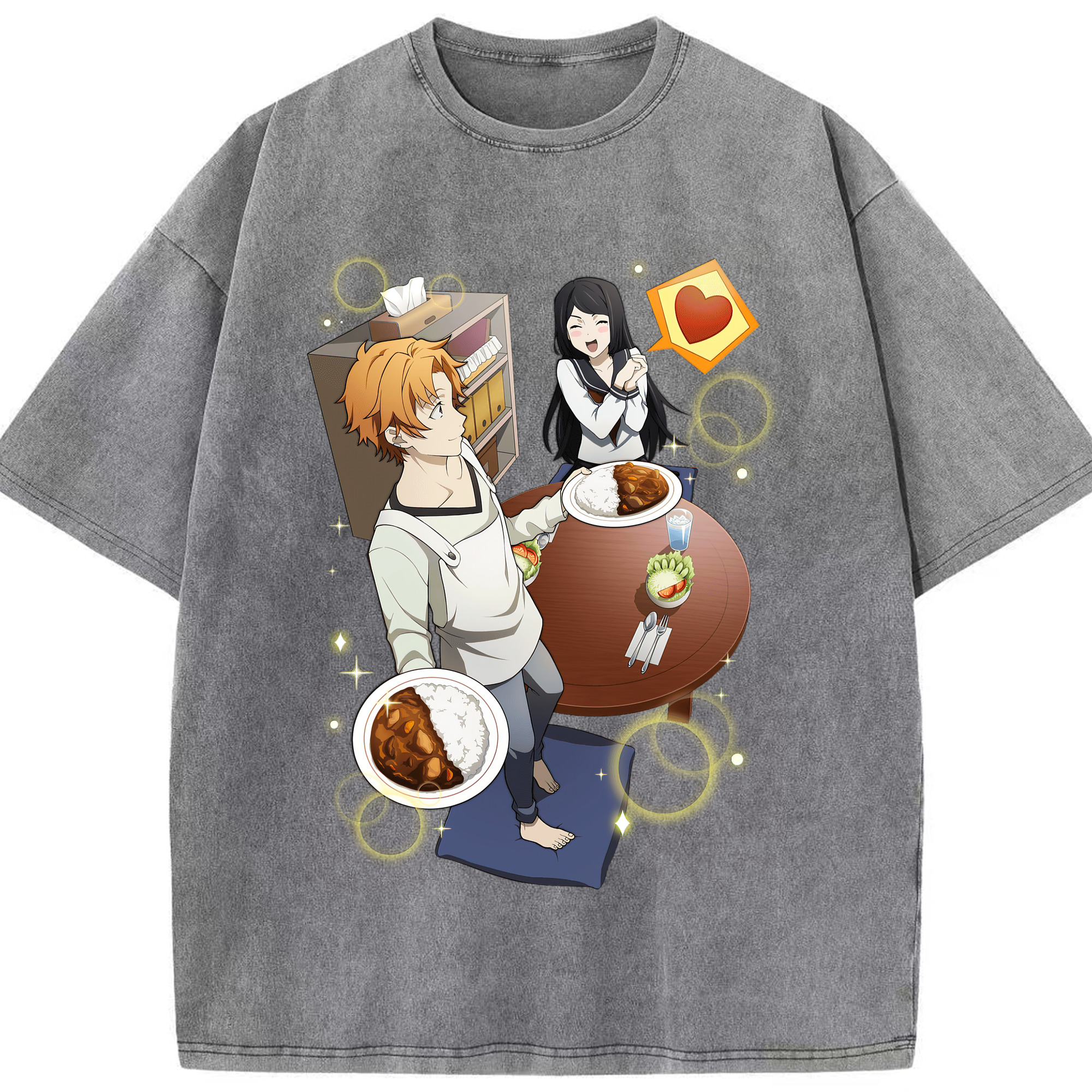 （画像用） 文豪ストレイドッグス Bungo Stray Dogs 綿100% ヴィンテージ風 半袖Tシャツ（フロントプリント）