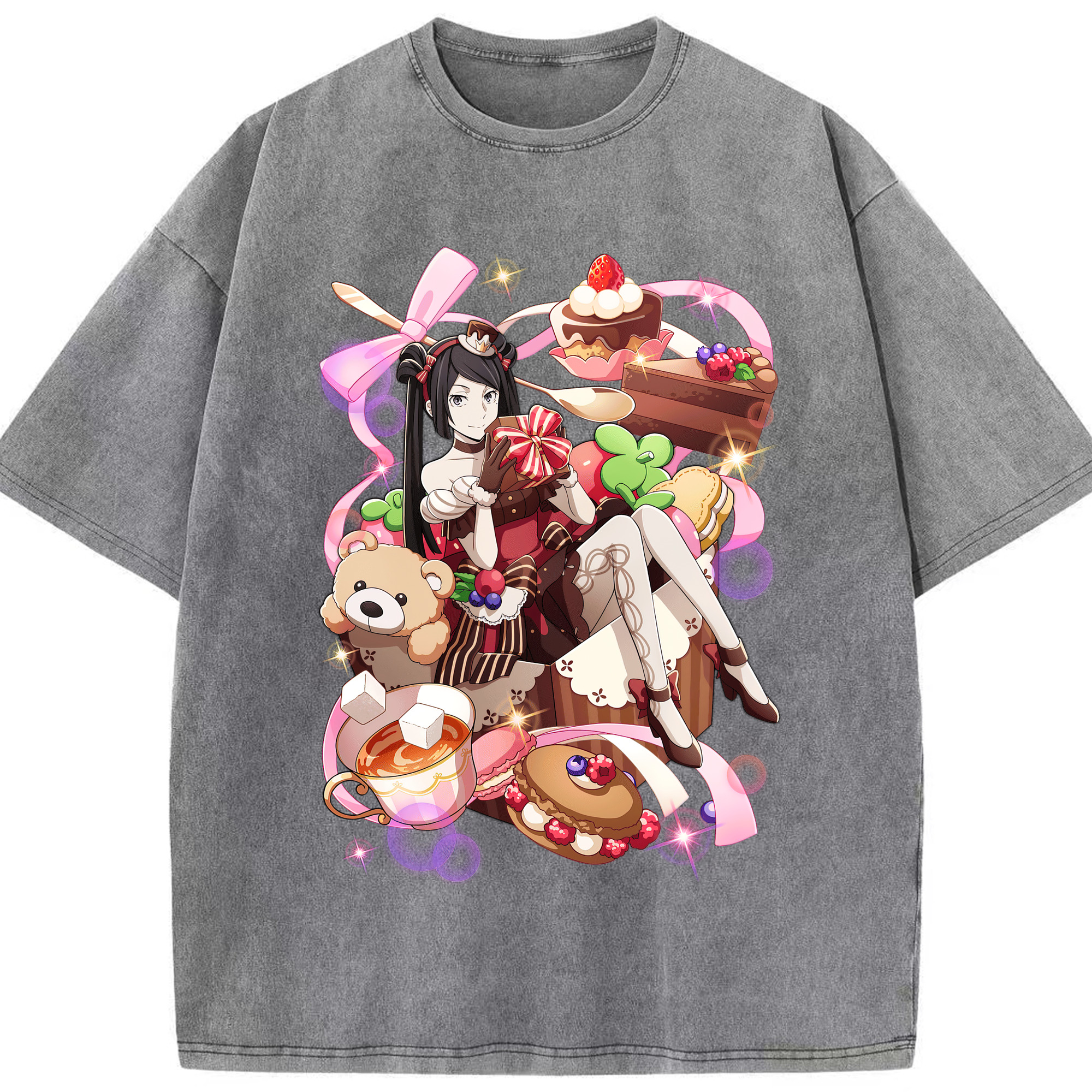 （画像用） 文豪ストレイドッグス Bungo Stray Dogs 綿100% ヴィンテージ風 半袖Tシャツ（フロントプリント）