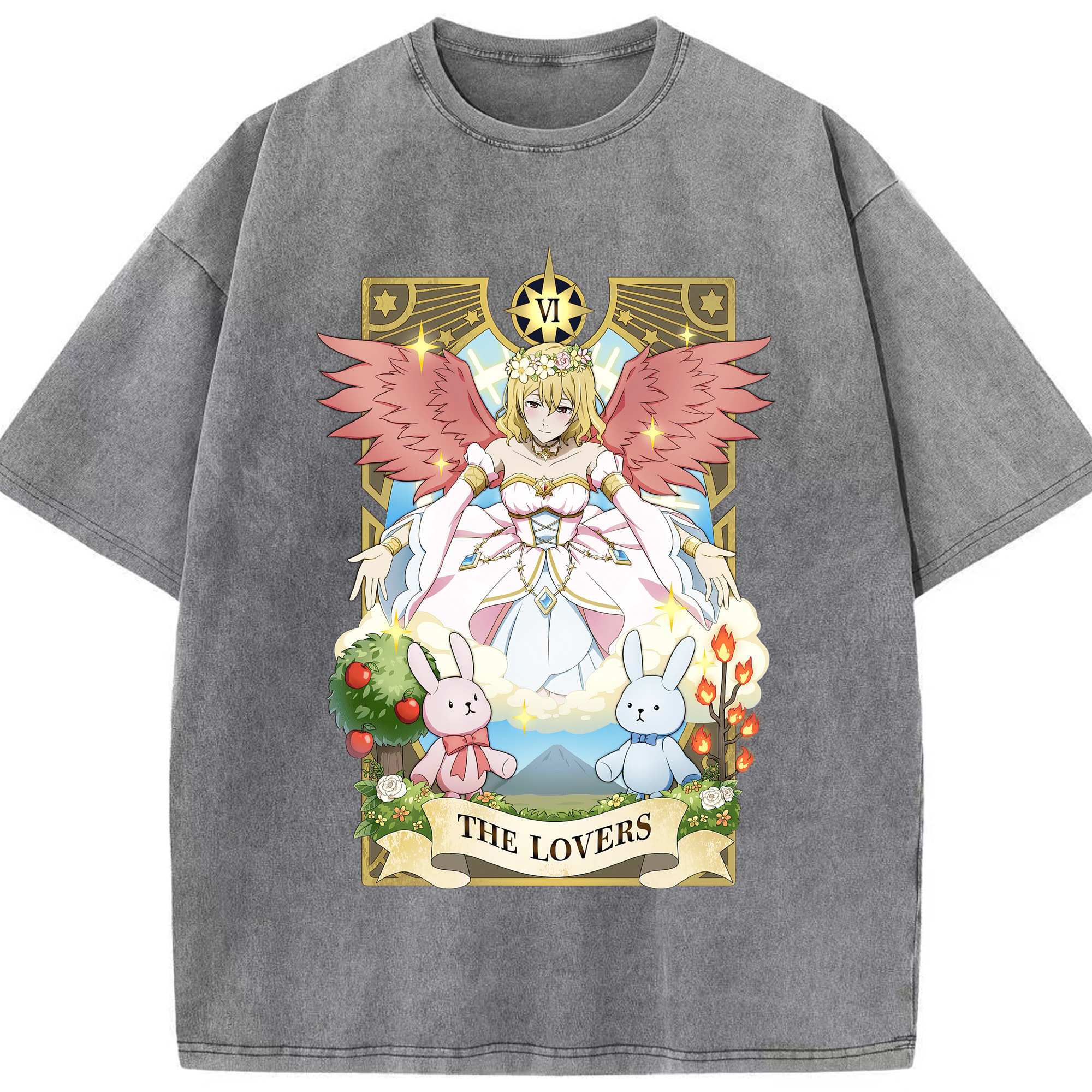 （画像用） 文豪ストレイドッグス Bungo Stray Dogs 綿100% ヴィンテージ風 半袖Tシャツ（フロントプリント）