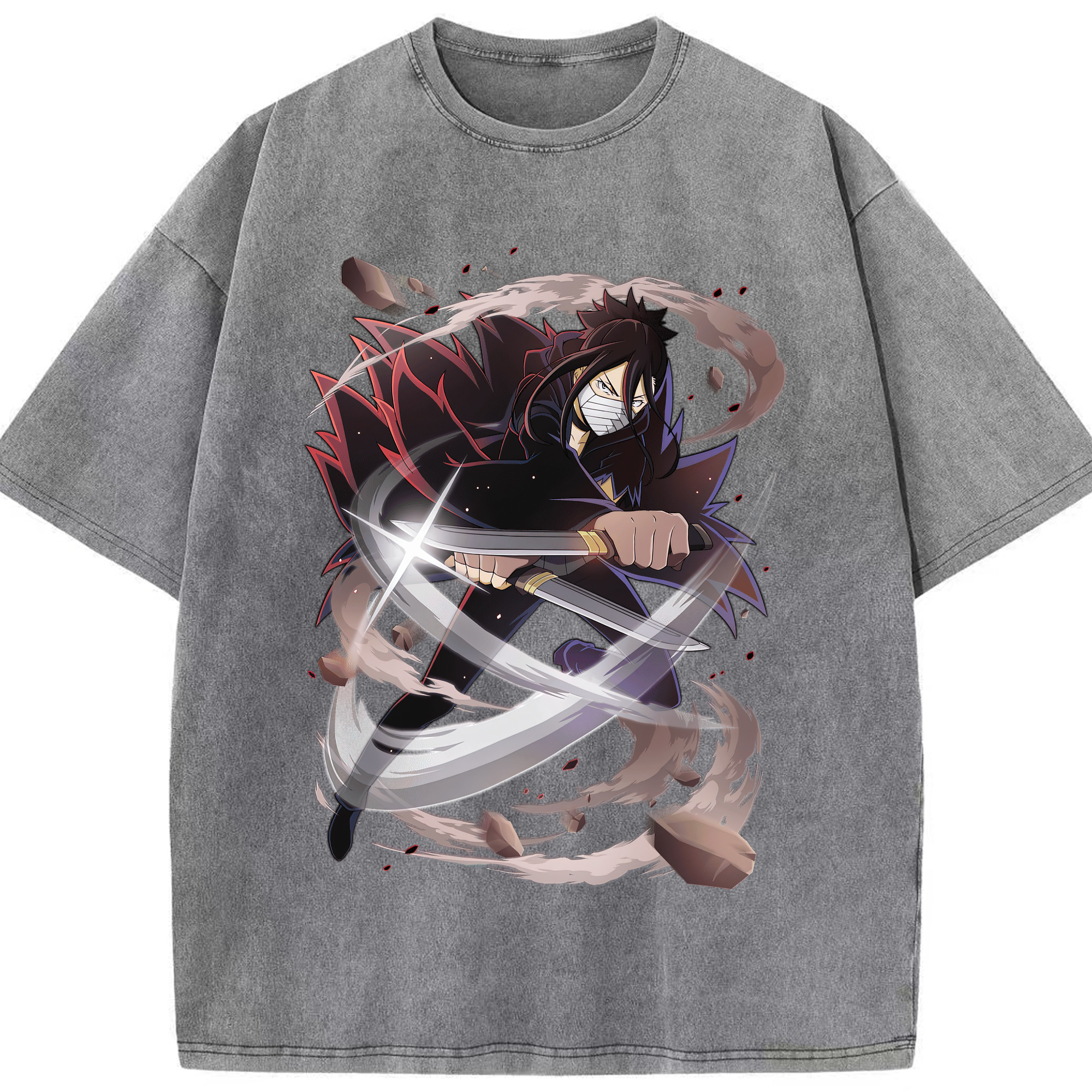 （画像用） 文豪ストレイドッグス Bungo Stray Dogs 綿100% ヴィンテージ風 半袖Tシャツ（フロントプリント）