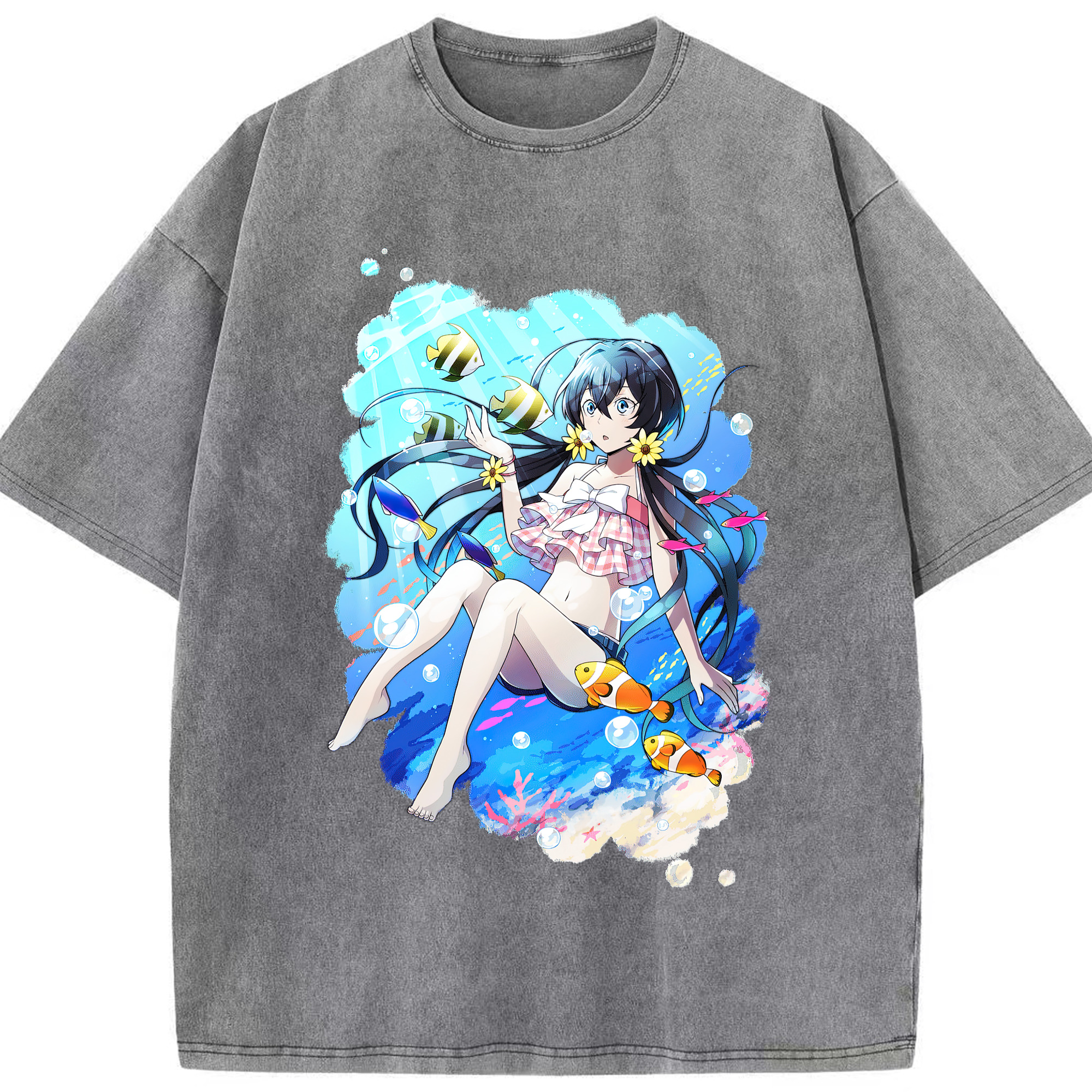（画像用） 文豪ストレイドッグス Bungo Stray Dogs 綿100% ヴィンテージ風 半袖Tシャツ（フロントプリント）