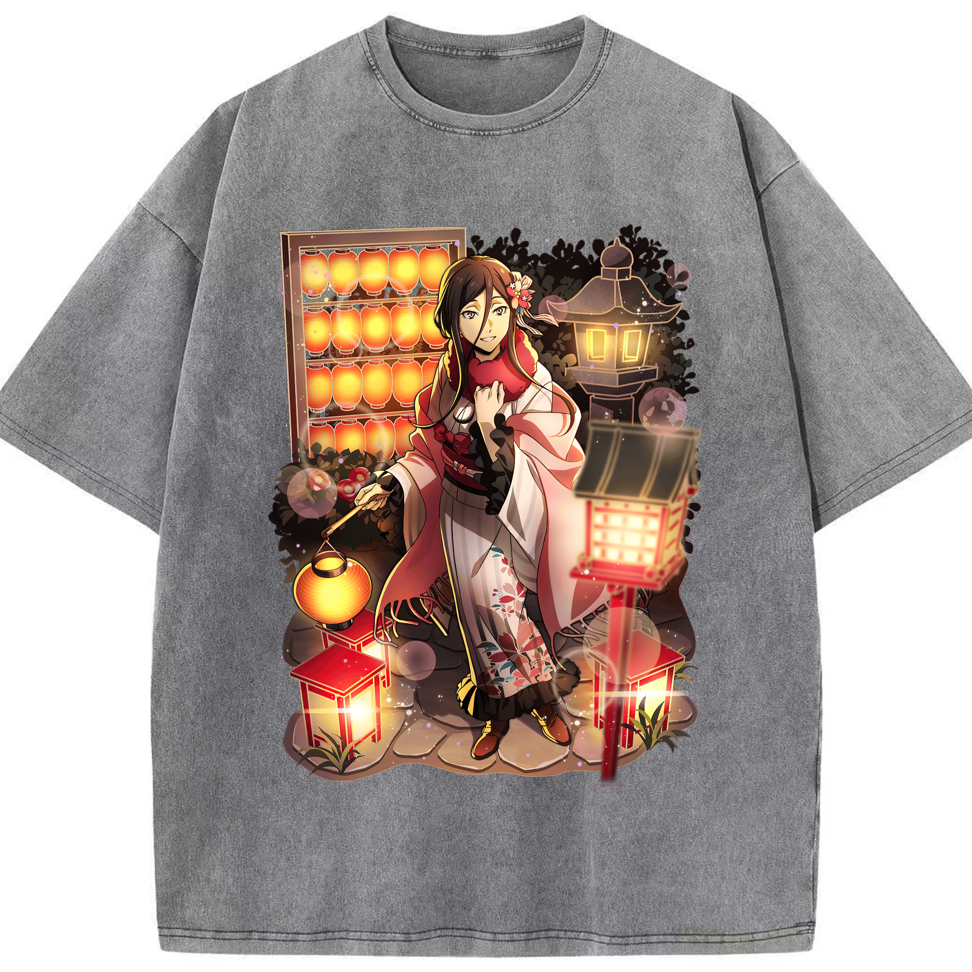 （画像用） 文豪ストレイドッグス Bungo Stray Dogs 綿100% ヴィンテージ風 半袖Tシャツ（フロントプリント）