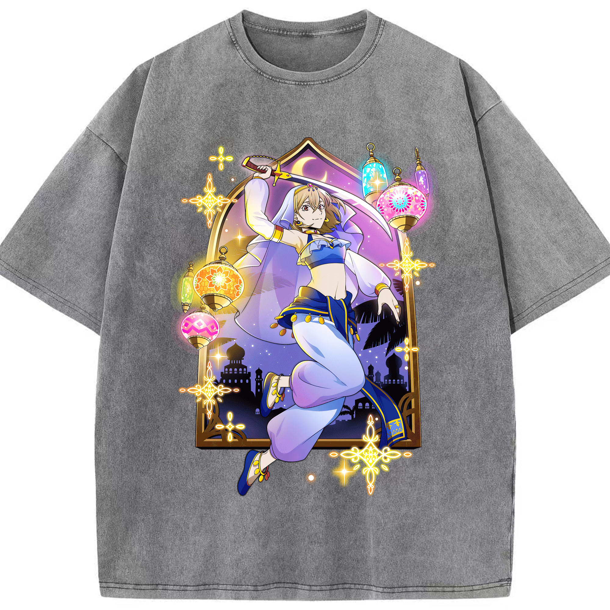 （画像用） 文豪ストレイドッグス Bungo Stray Dogs 綿100% ヴィンテージ風 半袖Tシャツ（フロントプリント）