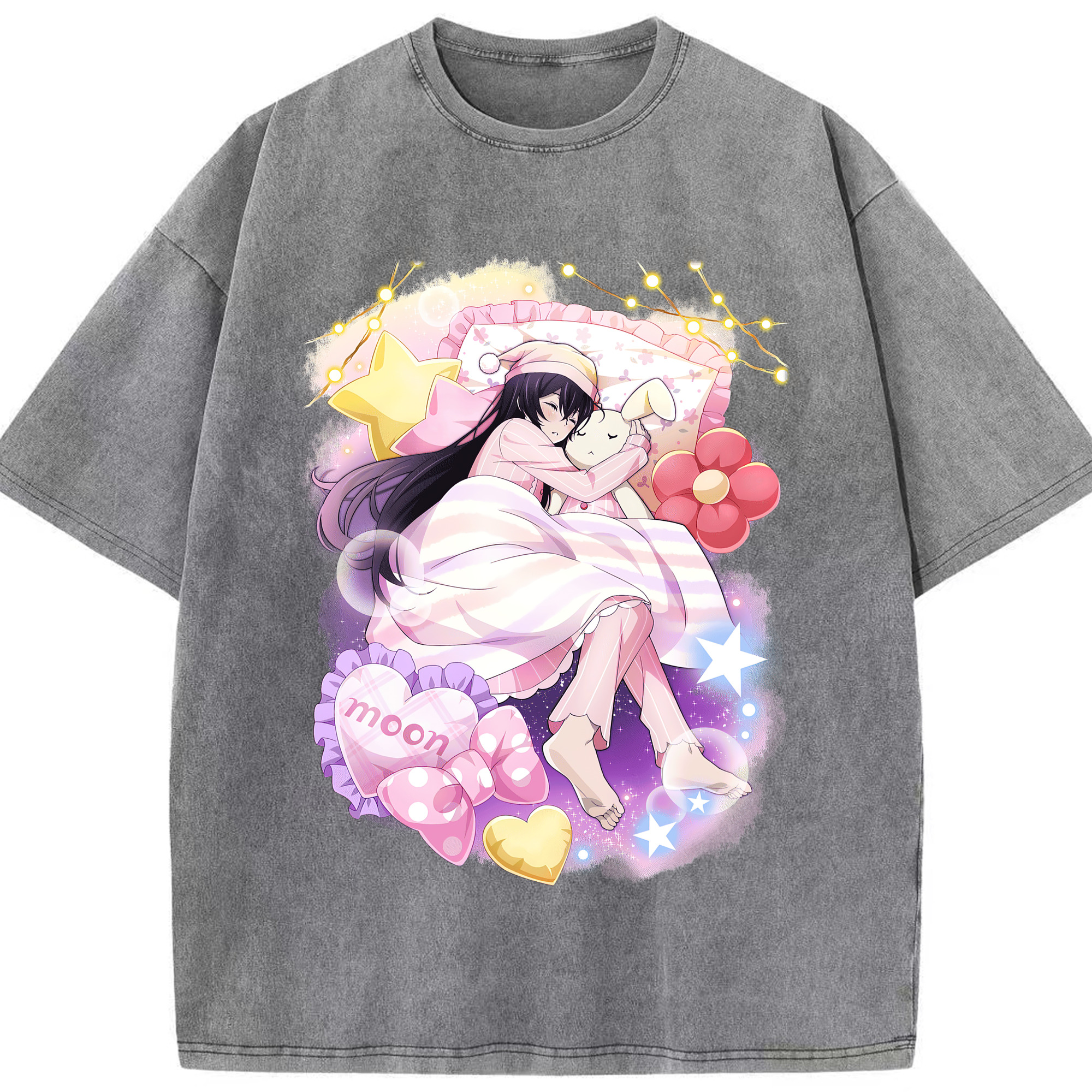 （画像用） 文豪ストレイドッグス Bungo Stray Dogs 綿100% ヴィンテージ風 半袖Tシャツ（フロントプリント）