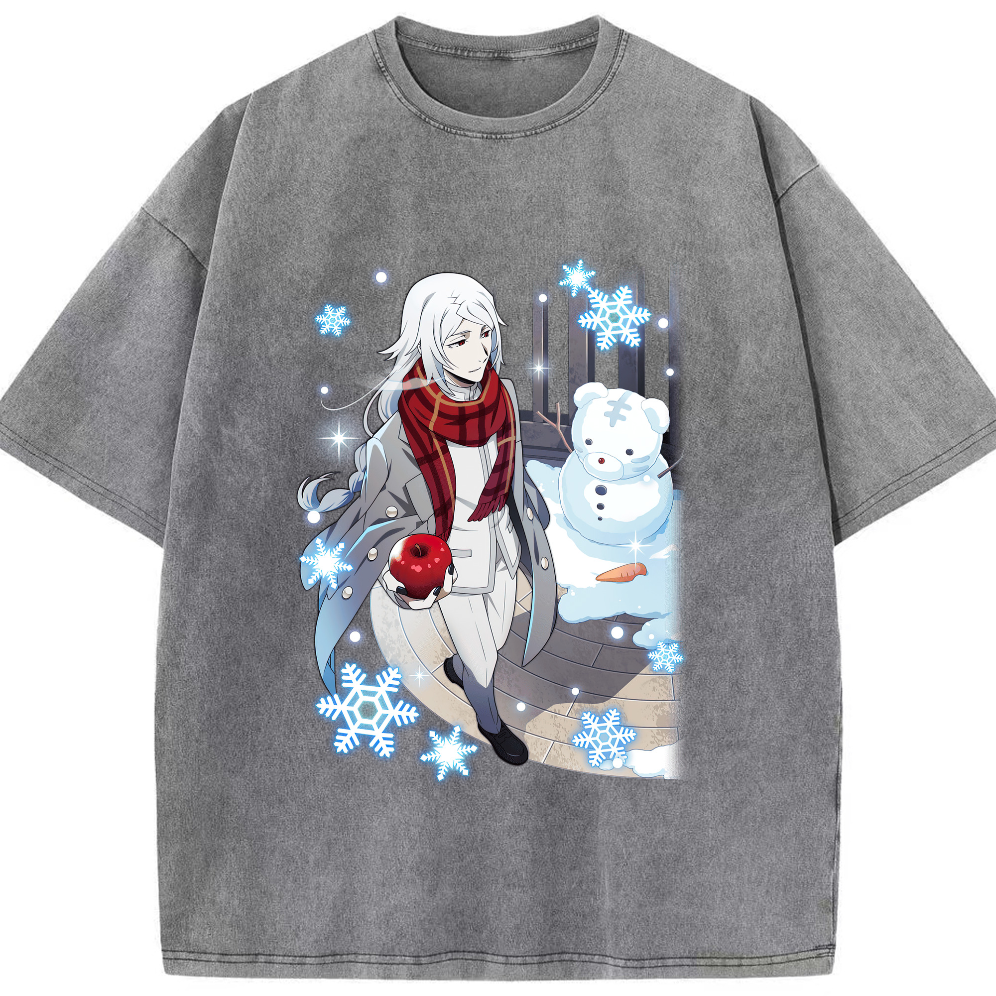 （画像用） 文豪ストレイドッグス Bungo Stray Dogs 綿100% ヴィンテージ風 半袖Tシャツ（フロントプリント）