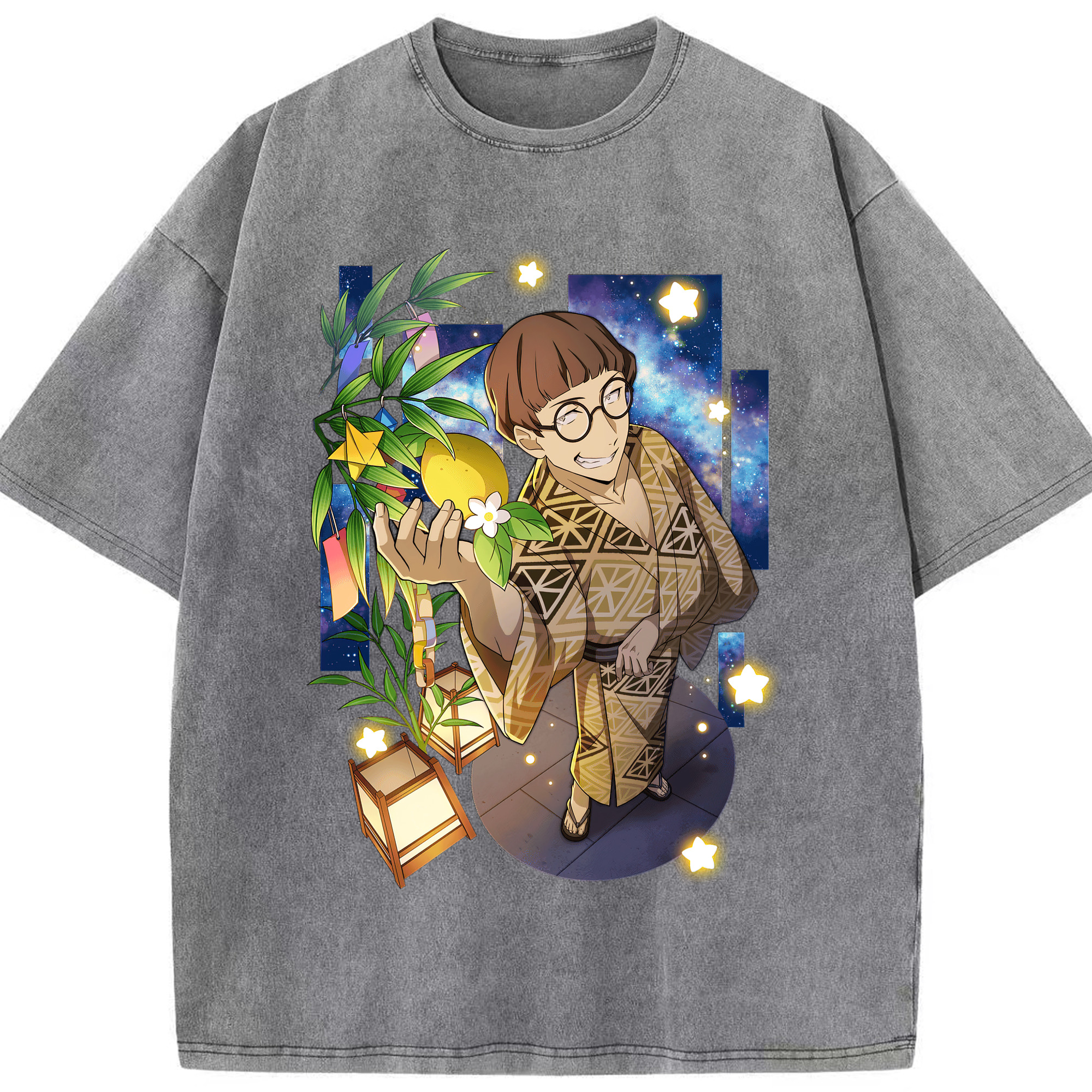 （画像用） 文豪ストレイドッグス Bungo Stray Dogs 綿100% ヴィンテージ風 半袖Tシャツ（フロントプリント）