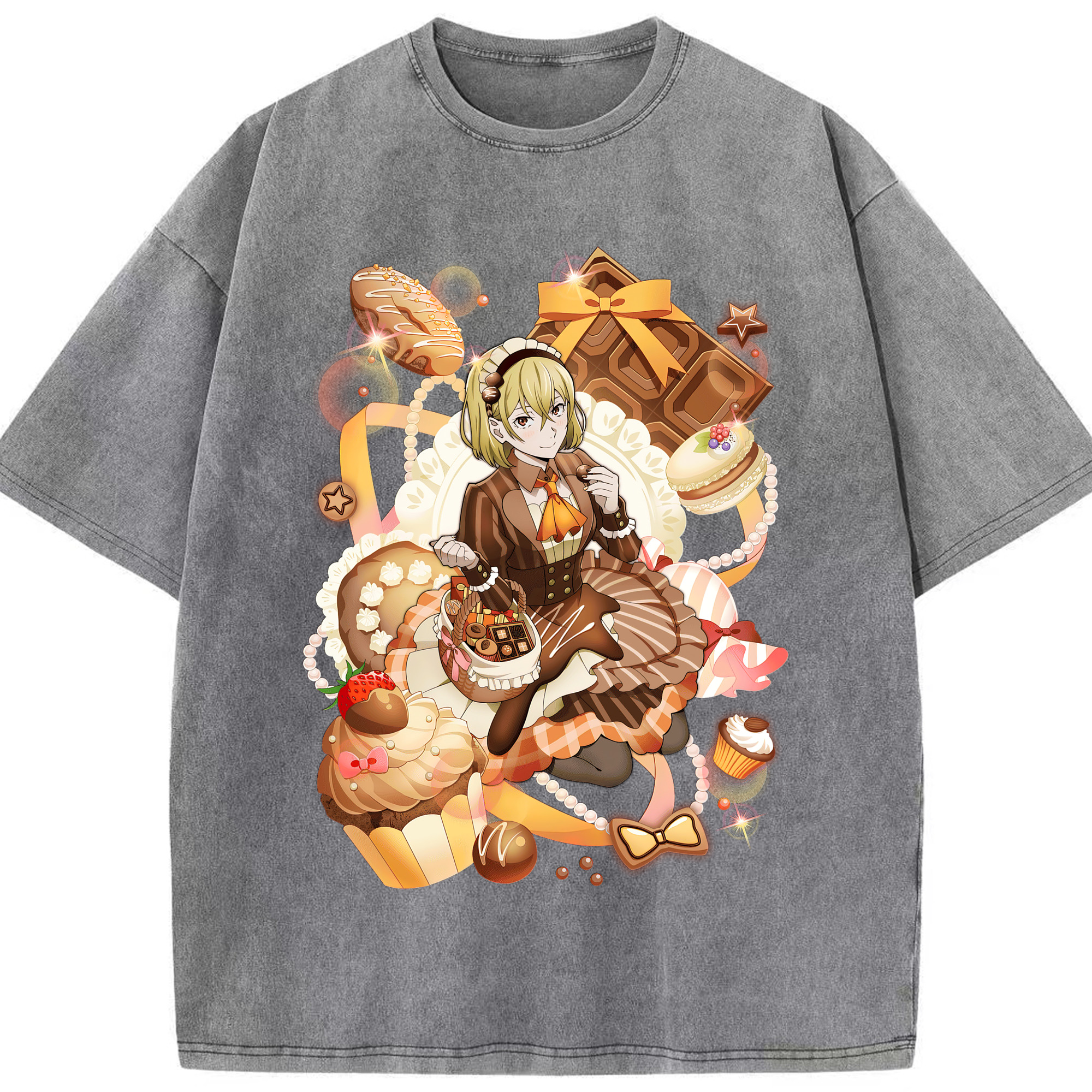 （画像用） 文豪ストレイドッグス Bungo Stray Dogs 綿100% ヴィンテージ風 半袖Tシャツ（フロントプリント）