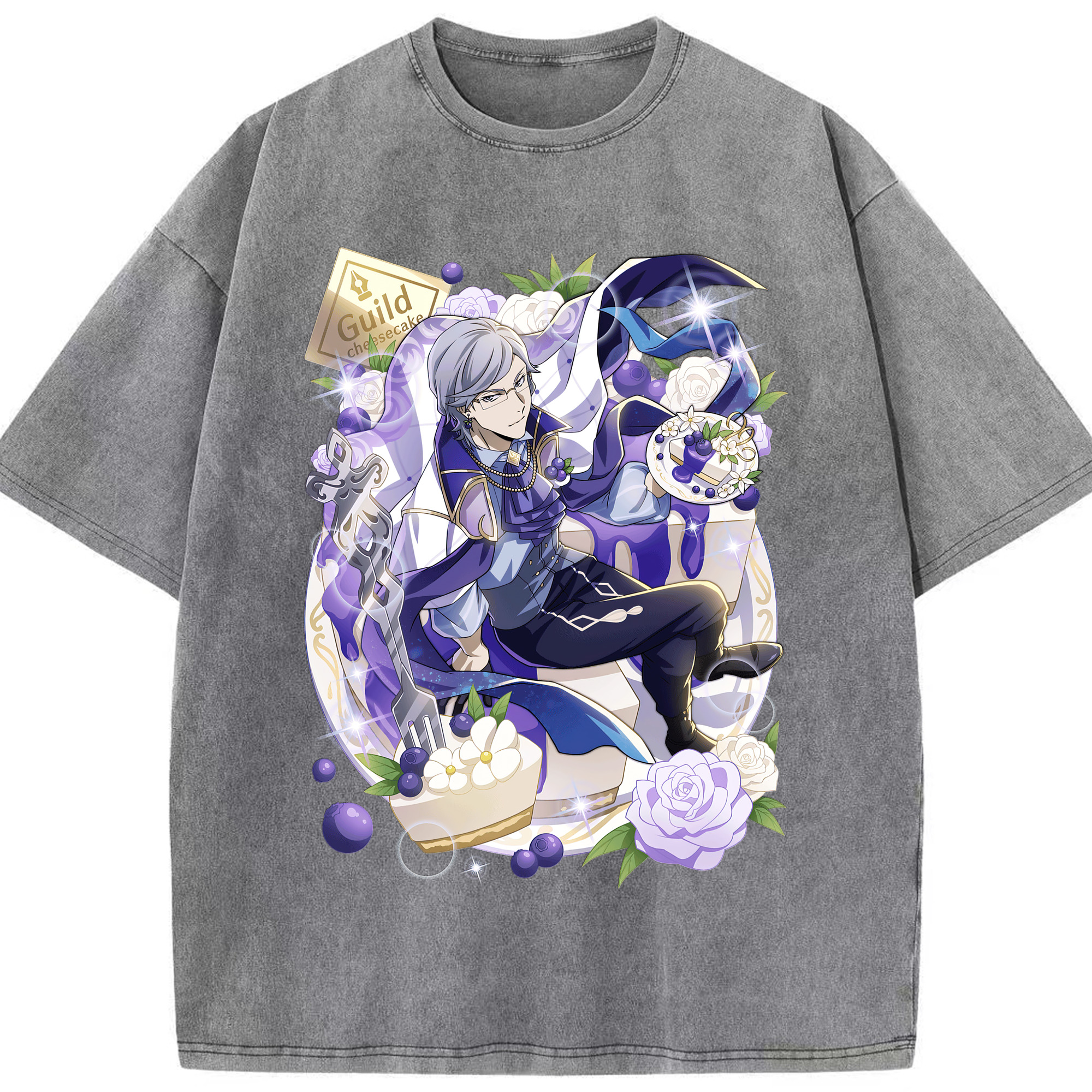 （画像用） 文豪ストレイドッグス Bungo Stray Dogs 綿100% ヴィンテージ風 半袖Tシャツ（フロントプリント）