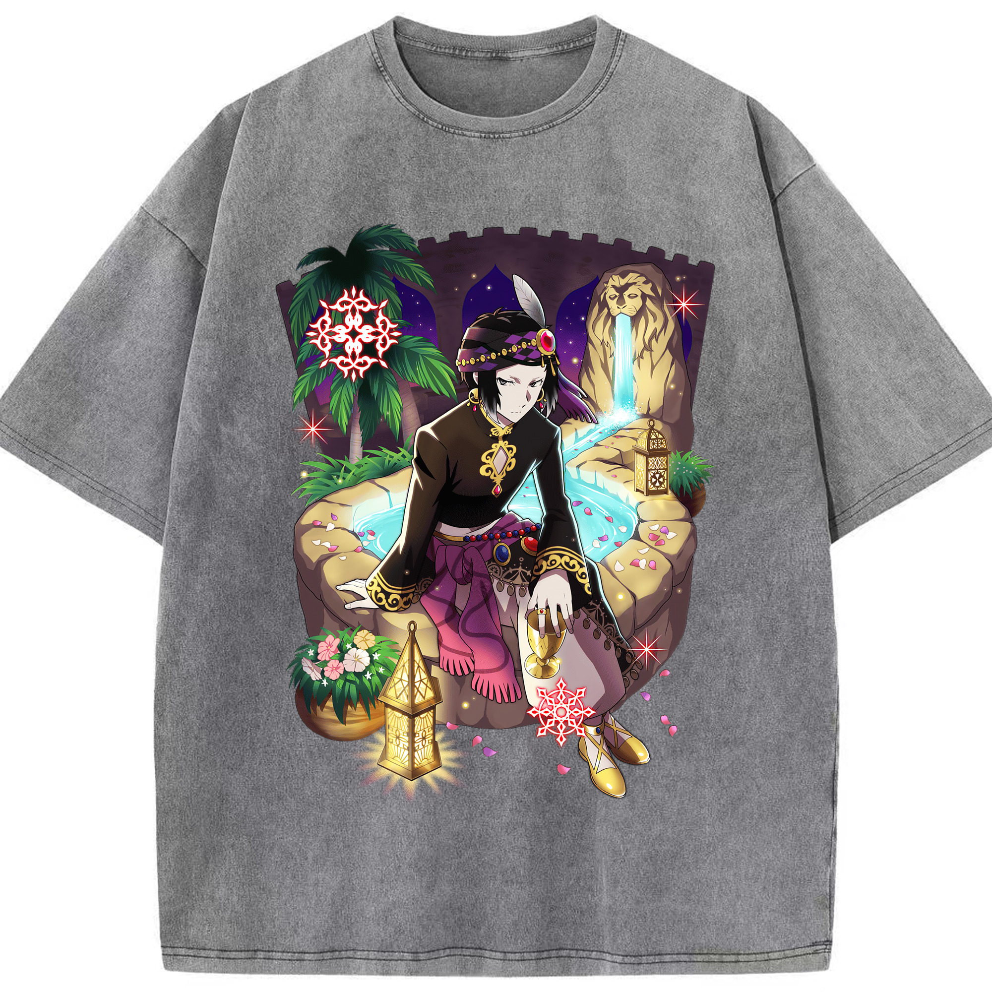 （画像用） 文豪ストレイドッグス Bungo Stray Dogs 綿100% ヴィンテージ風 半袖Tシャツ（フロントプリント）