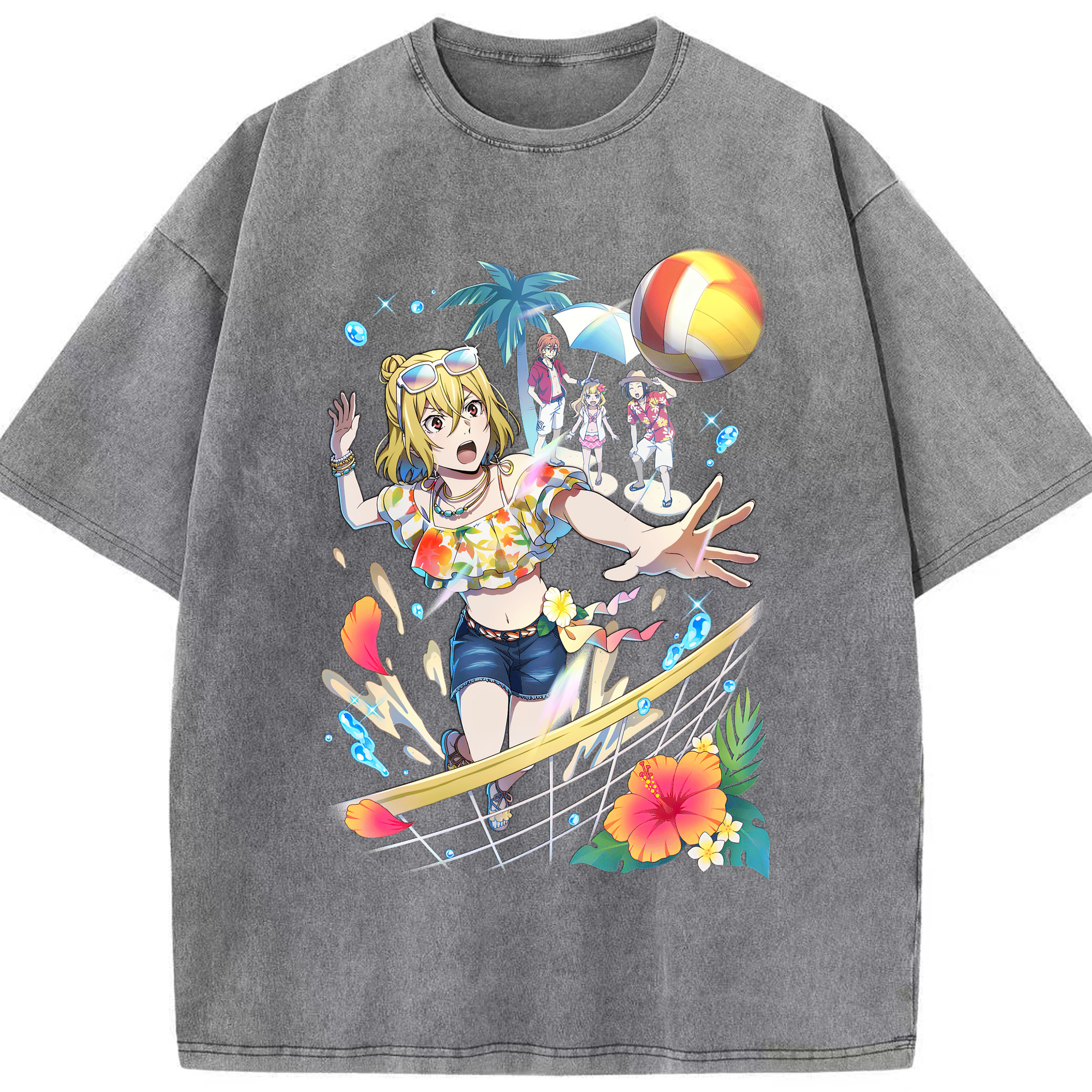 （画像用） 文豪ストレイドッグス Bungo Stray Dogs 綿100% ヴィンテージ風 半袖Tシャツ（フロントプリント）