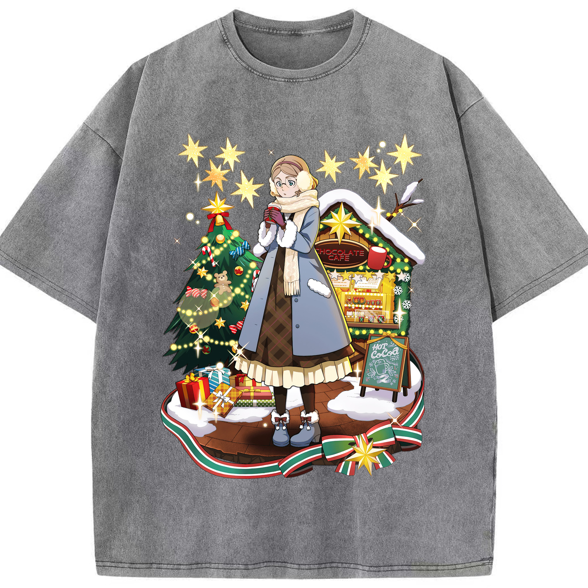 （画像用） 文豪ストレイドッグス Bungo Stray Dogs 綿100% ヴィンテージ風 半袖Tシャツ（フロントプリント）