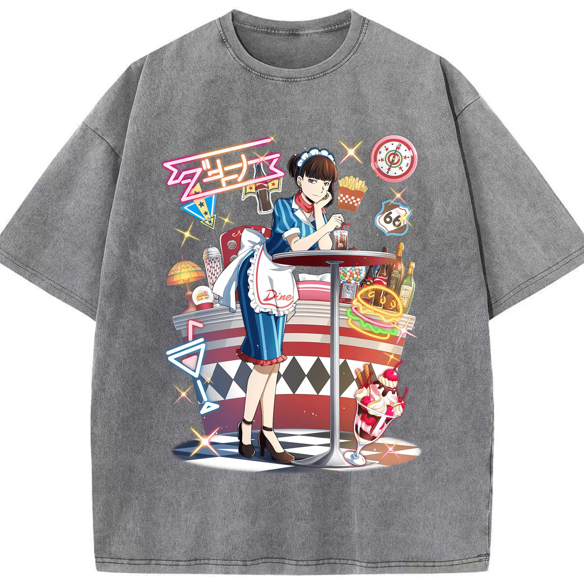 （画像用） 文豪ストレイドッグス Bungo Stray Dogs 綿100% ヴィンテージ風 半袖Tシャツ（フロントプリント）