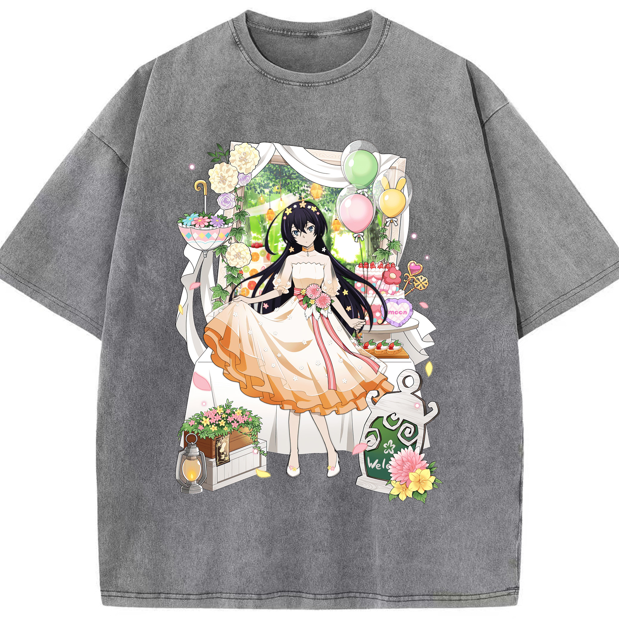 （画像用） 文豪ストレイドッグス Bungo Stray Dogs 綿100% ヴィンテージ風 半袖Tシャツ（フロントプリント）