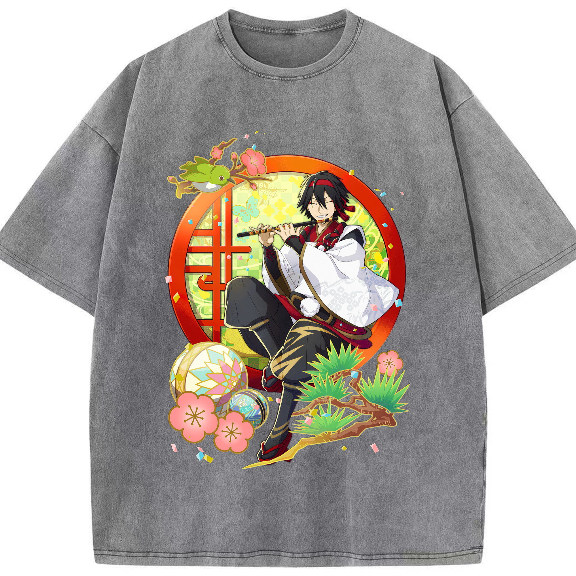 （画像用） 文豪ストレイドッグス Bungo Stray Dogs 綿100% ヴィンテージ風 半袖Tシャツ（フロントプリント）