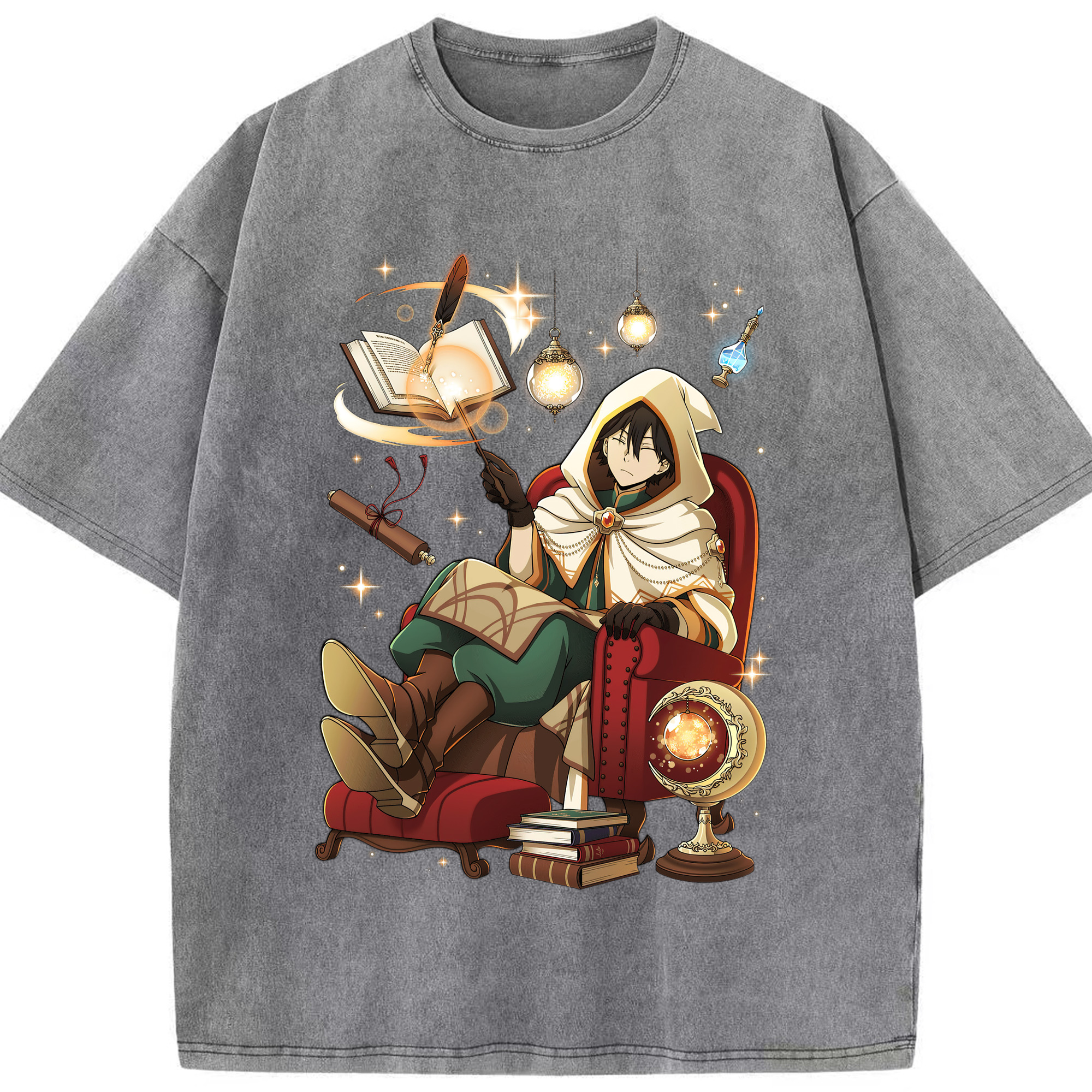 （画像用） 文豪ストレイドッグス Bungo Stray Dogs 綿100% ヴィンテージ風 半袖Tシャツ（フロントプリント）