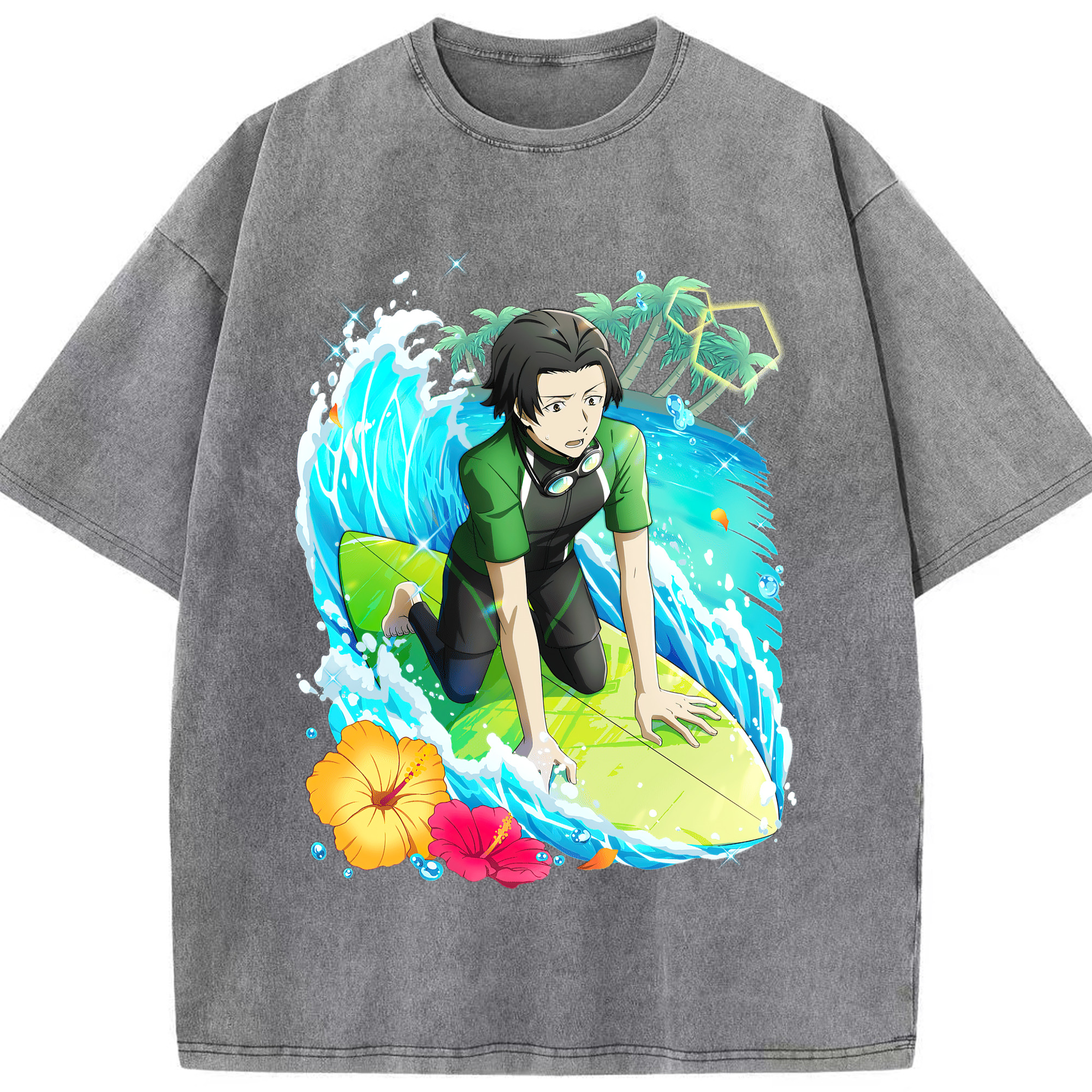 （画像用） 文豪ストレイドッグス Bungo Stray Dogs 綿100% ヴィンテージ風 半袖Tシャツ（フロントプリント）