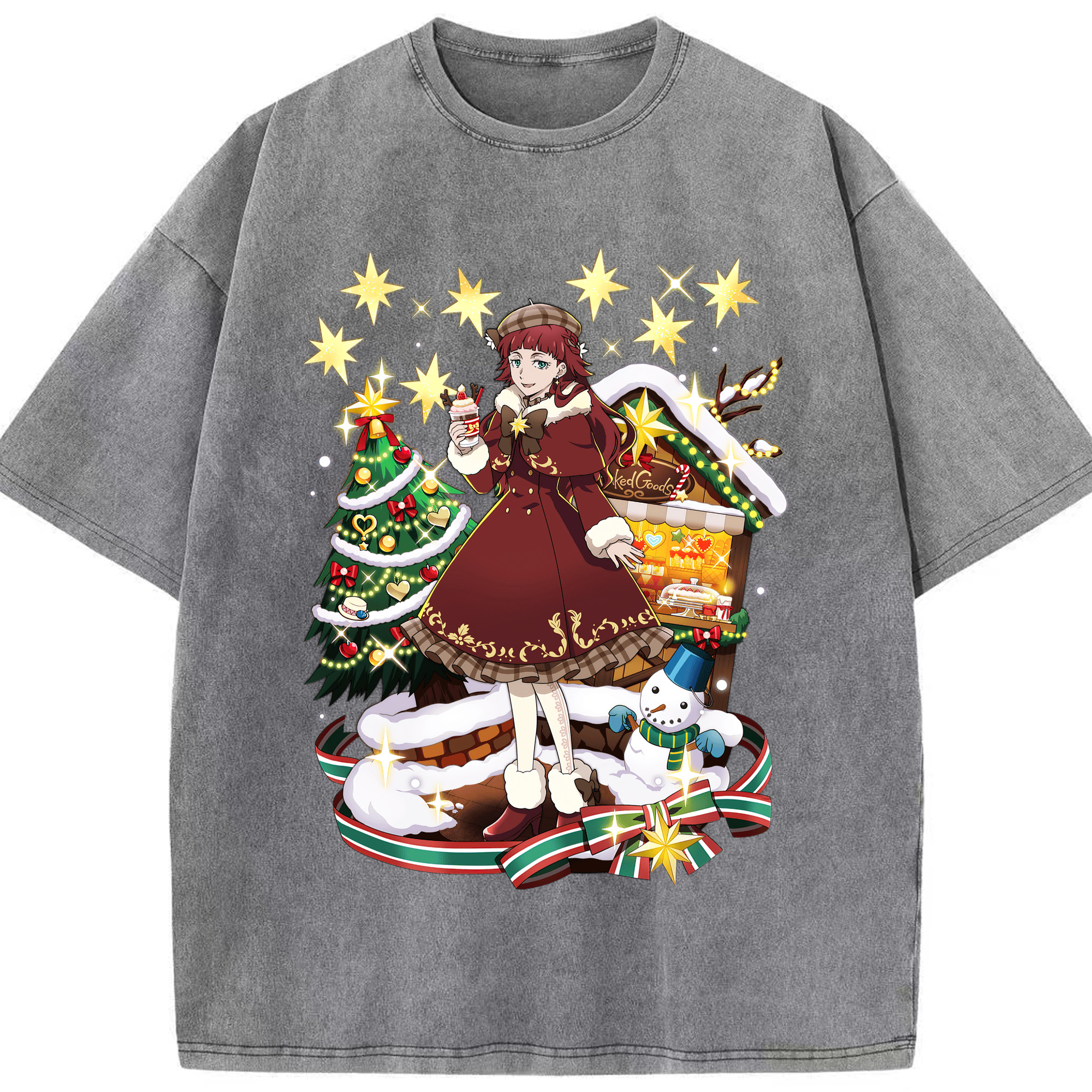 （画像用） 文豪ストレイドッグス Bungo Stray Dogs 綿100% ヴィンテージ風 半袖Tシャツ（フロントプリント）
