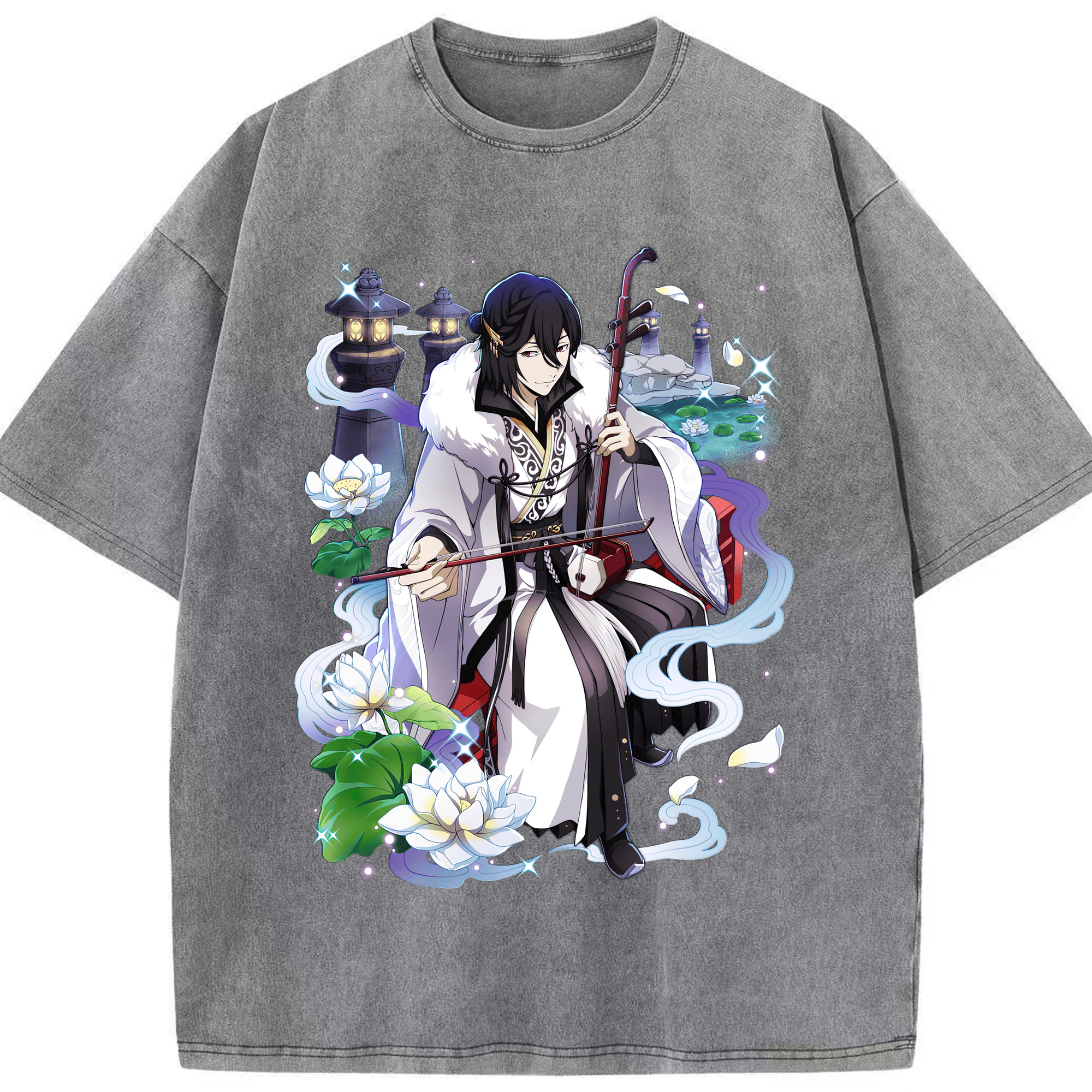 （画像用） 文豪ストレイドッグス Bungo Stray Dogs 綿100% ヴィンテージ風 半袖Tシャツ（フロントプリント）