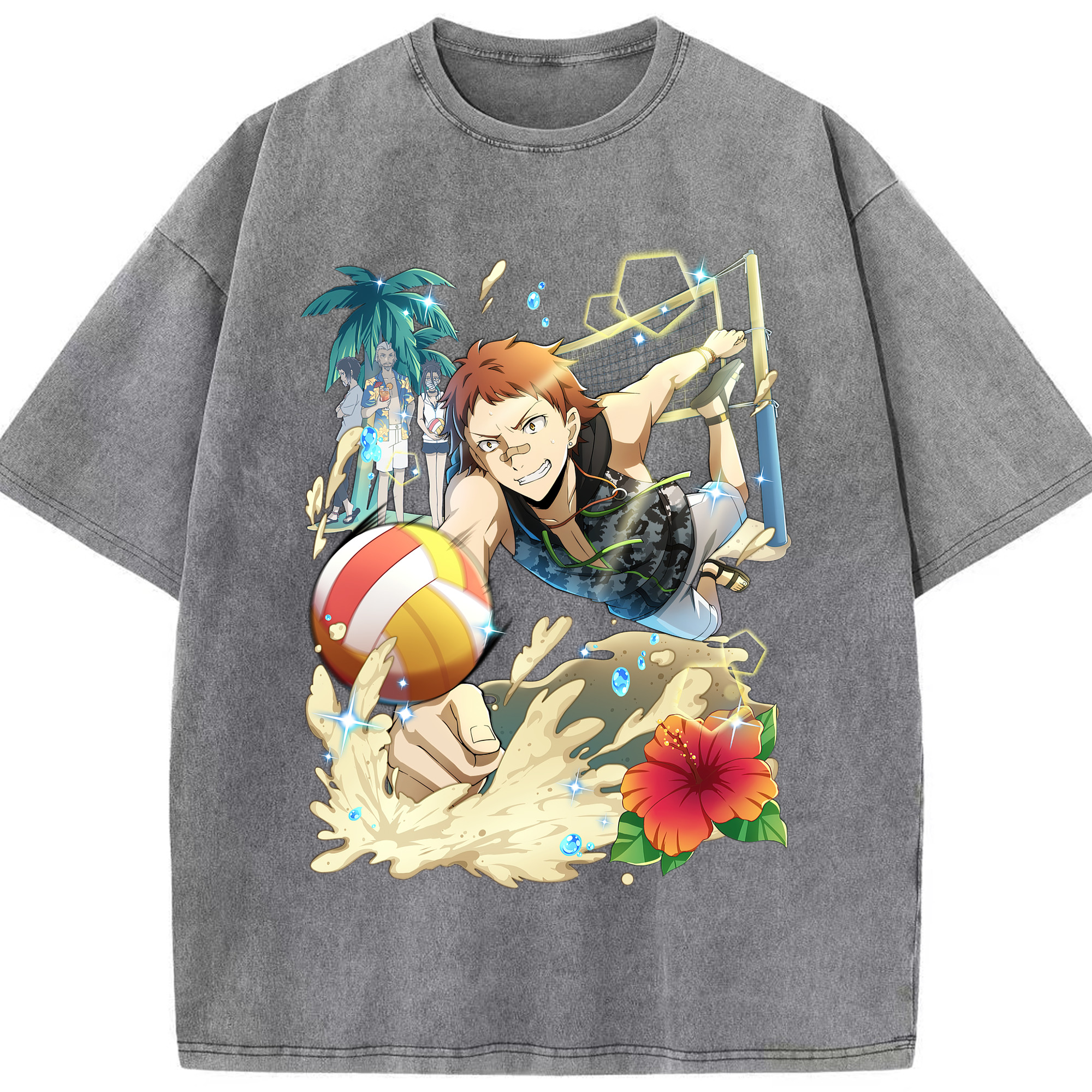 （画像用） 文豪ストレイドッグス Bungo Stray Dogs 綿100% ヴィンテージ風 半袖Tシャツ（フロントプリント）