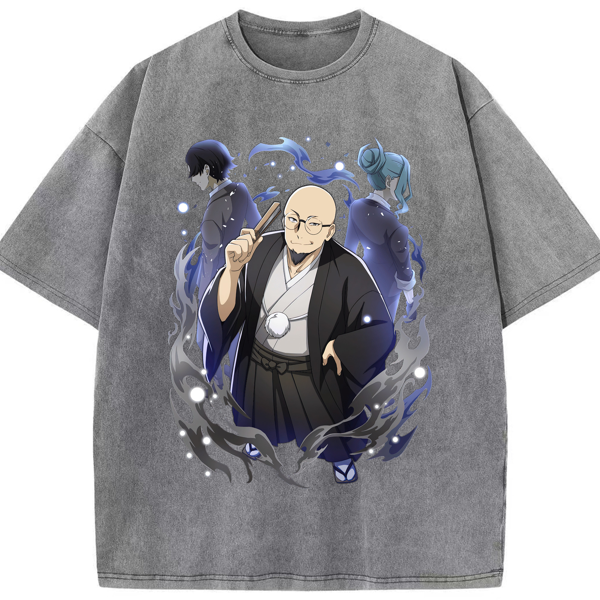（画像用） 文豪ストレイドッグス Bungo Stray Dogs 綿100% ヴィンテージ風 半袖Tシャツ（フロントプリント）
