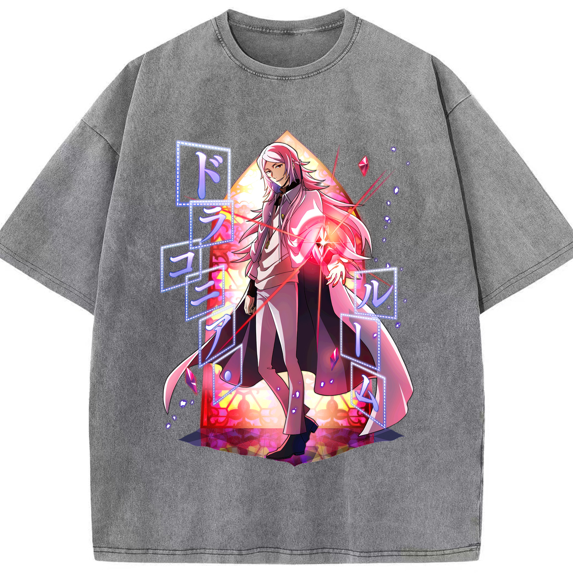（画像用） 文豪ストレイドッグス Bungo Stray Dogs 綿100% ヴィンテージ風 半袖Tシャツ（フロントプリント）