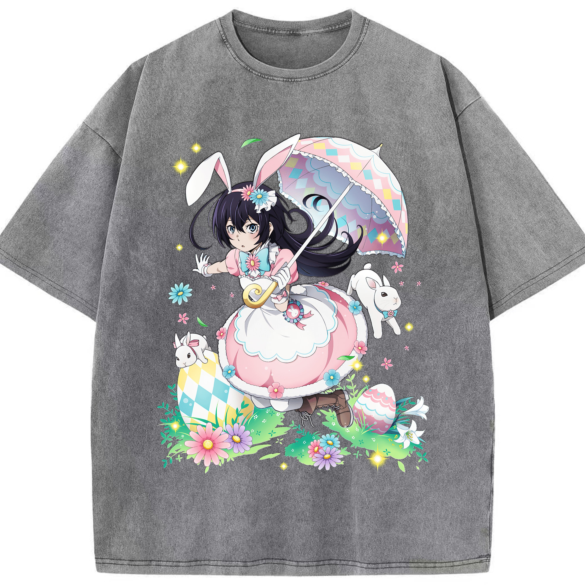 （画像用） 文豪ストレイドッグス Bungo Stray Dogs 綿100% ヴィンテージ風 半袖Tシャツ（フロントプリント）