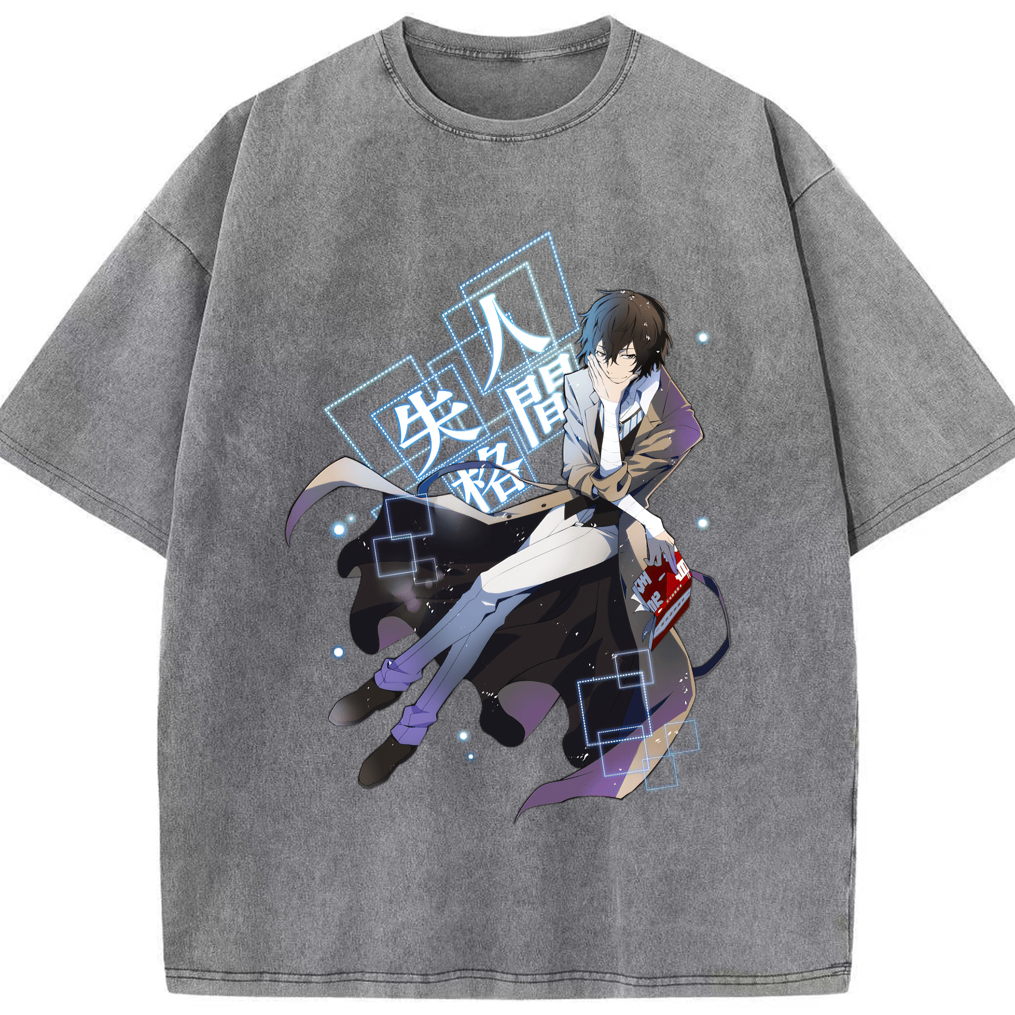 （画像用） 文豪ストレイドッグス Bungo Stray Dogs 綿100% ヴィンテージ風 半袖Tシャツ（フロントプリント）