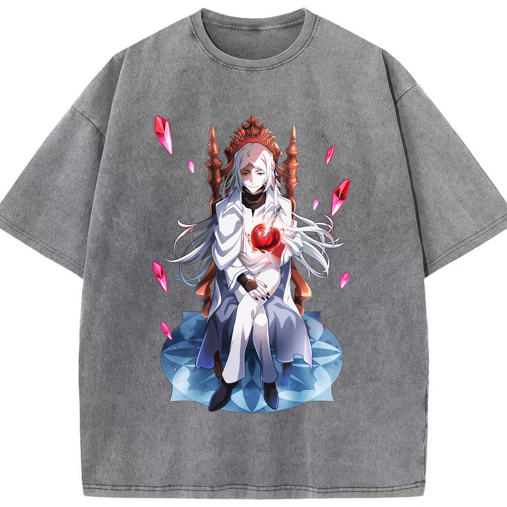 （画像用） 文豪ストレイドッグス Bungo Stray Dogs 綿100% ヴィンテージ風 半袖Tシャツ（フロントプリント）