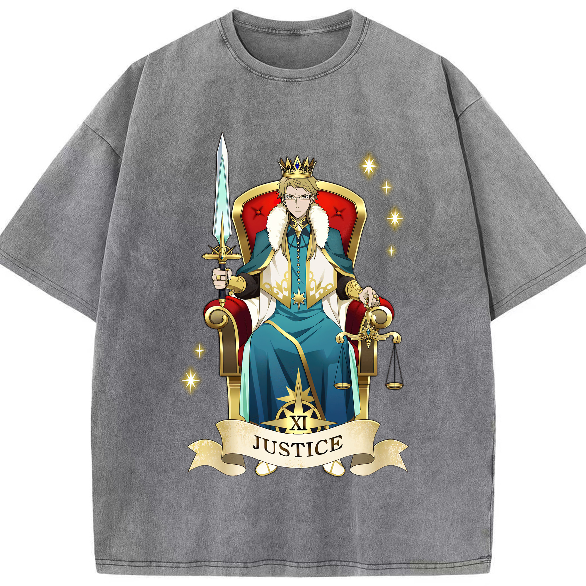 （画像用） 文豪ストレイドッグス Bungo Stray Dogs 綿100% ヴィンテージ風 半袖Tシャツ（フロントプリント）