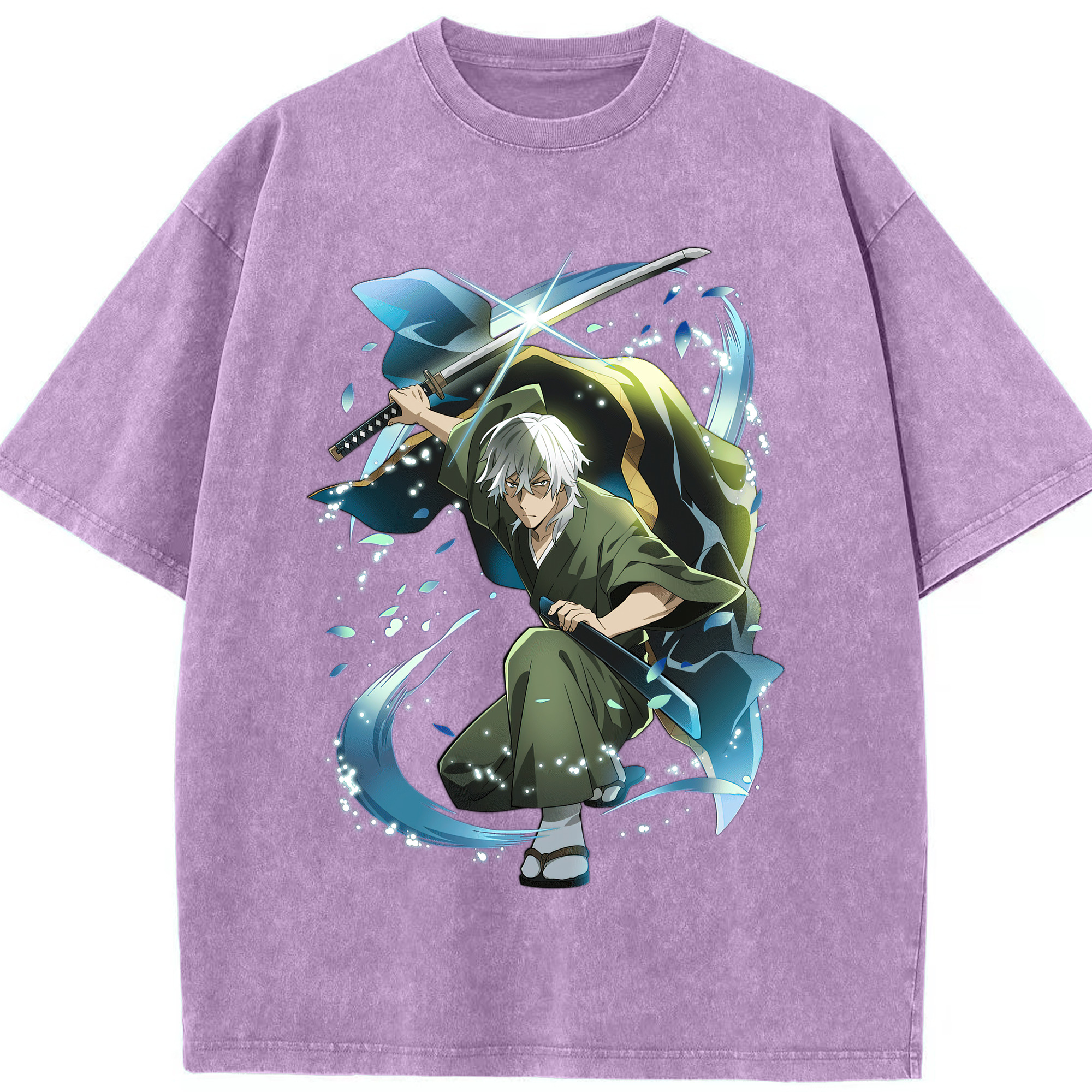 （画像用） 文豪ストレイドッグス Bungo Stray Dogs 綿100% ヴィンテージ風 半袖Tシャツ（フロントプリント）
