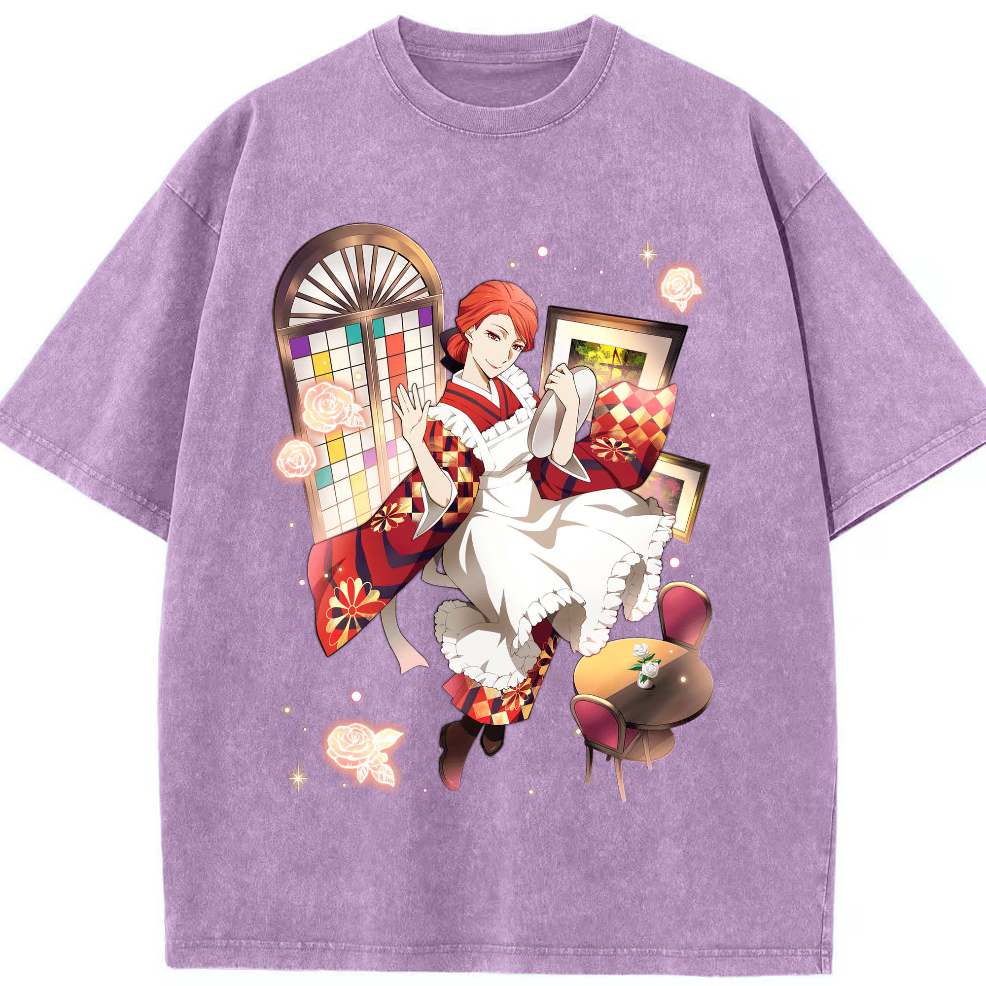 （画像用） 文豪ストレイドッグス Bungo Stray Dogs 綿100% ヴィンテージ風 半袖Tシャツ（フロントプリント）