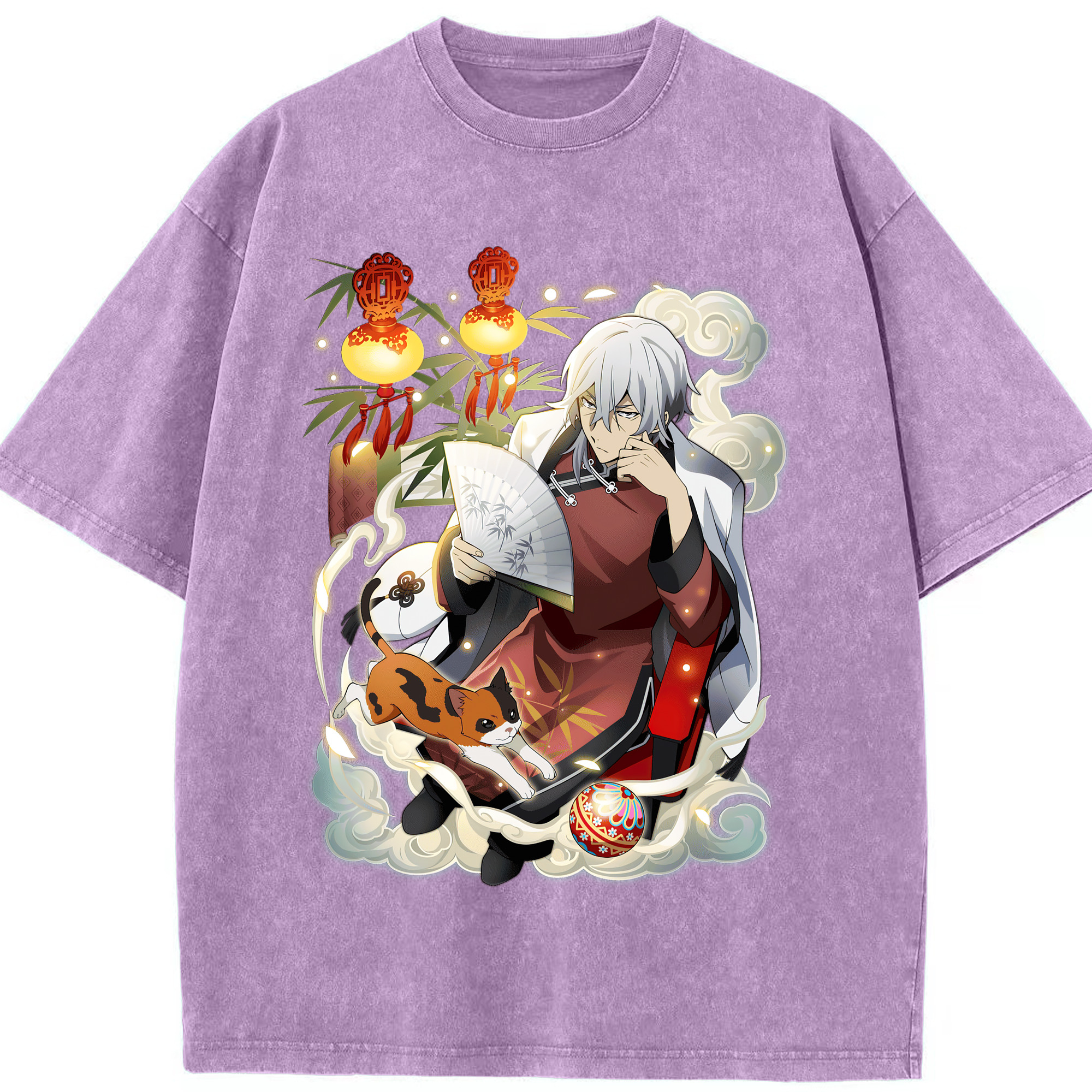 （画像用） 文豪ストレイドッグス Bungo Stray Dogs 綿100% ヴィンテージ風 半袖Tシャツ（フロントプリント）